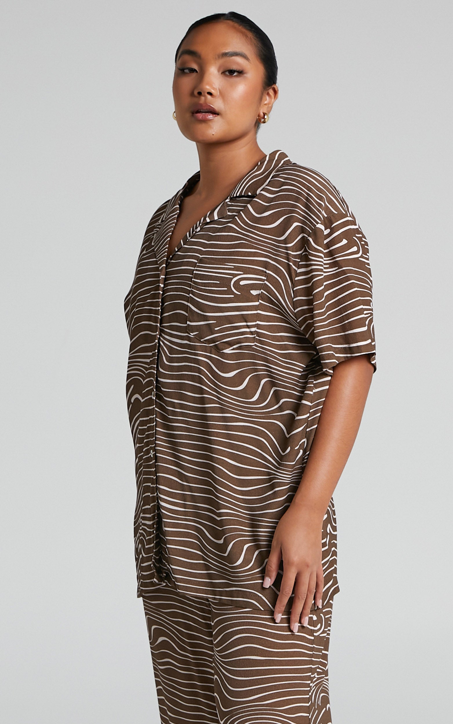 Charlie Holiday - Lola Shirt in Retro Zebra