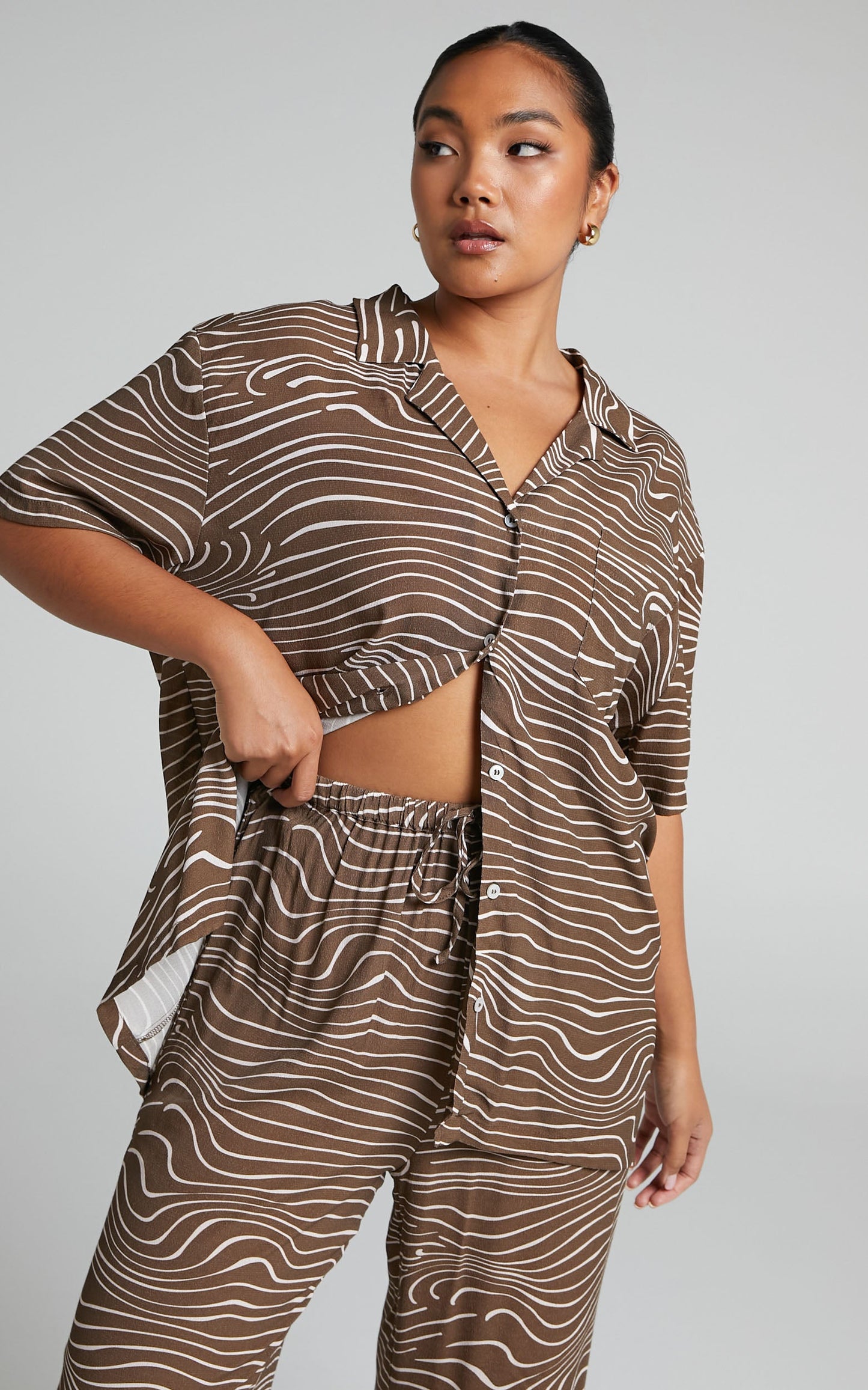 Charlie Holiday - Lola Shirt in Retro Zebra