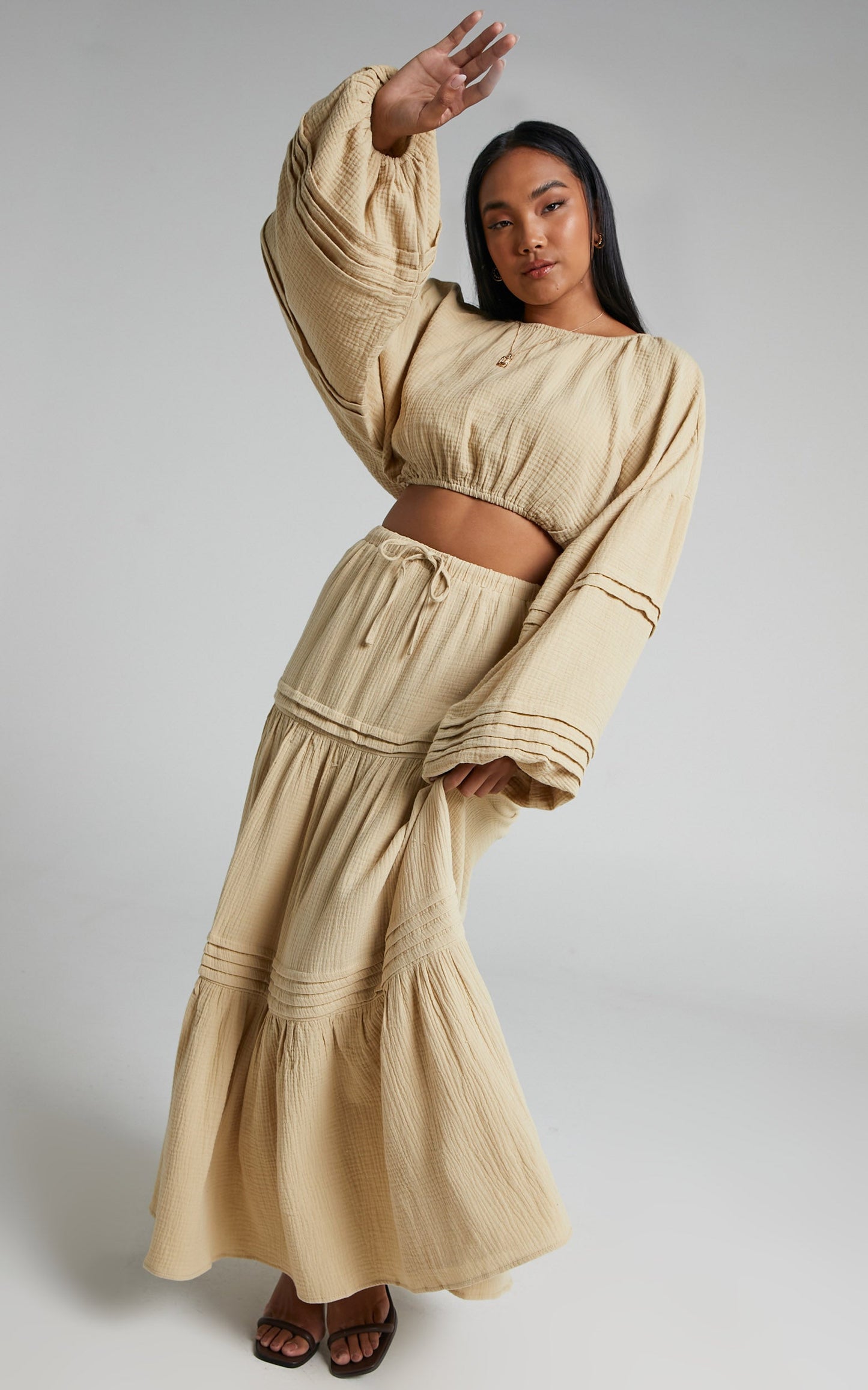 Charlie Holiday - Monica Skirt in Natural