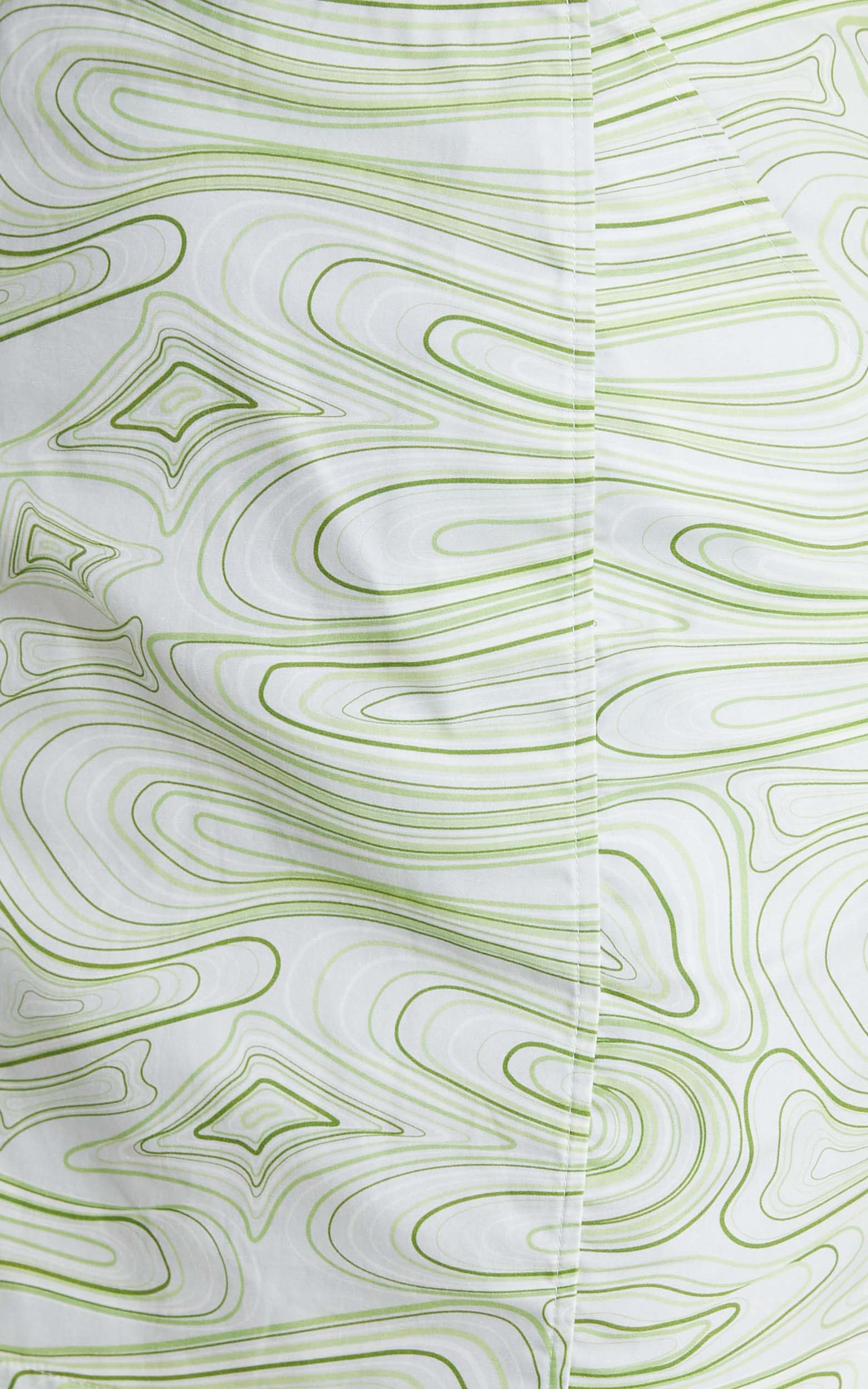 Charlie Holiday - Pricilla Mini Skirt in Abstract Wave