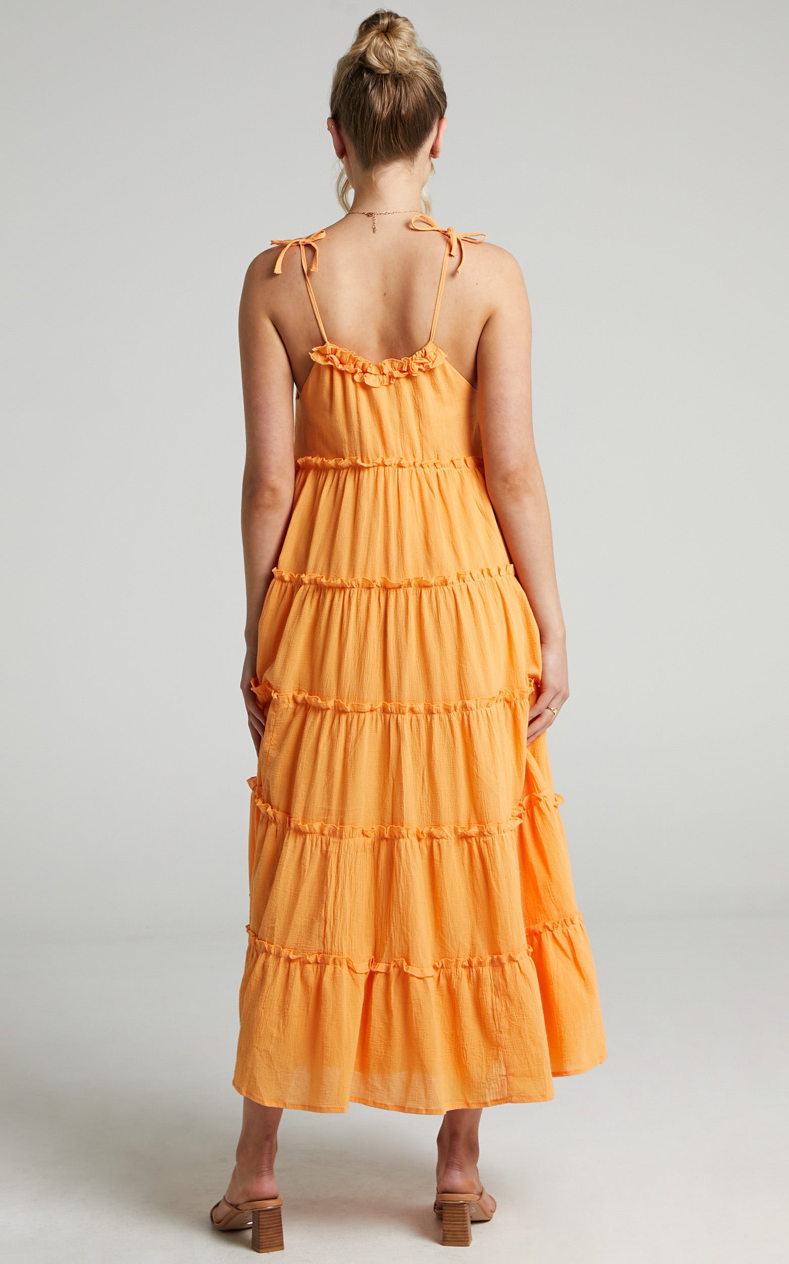 Charlie Holiday - Senorita Maxi Dress in Apricot