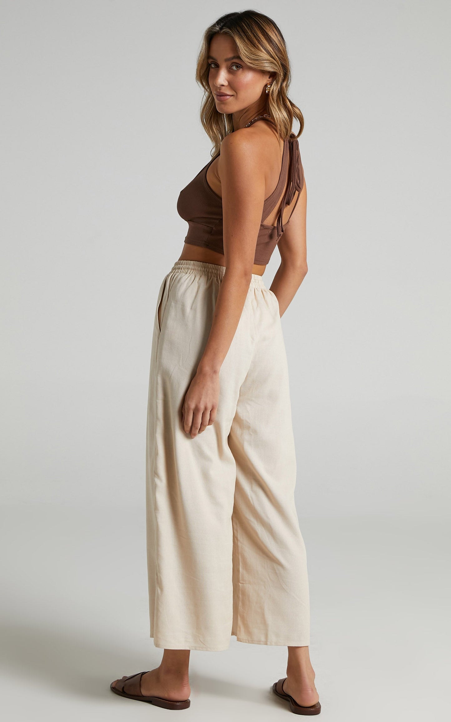 Chenoa Pants in Beige
