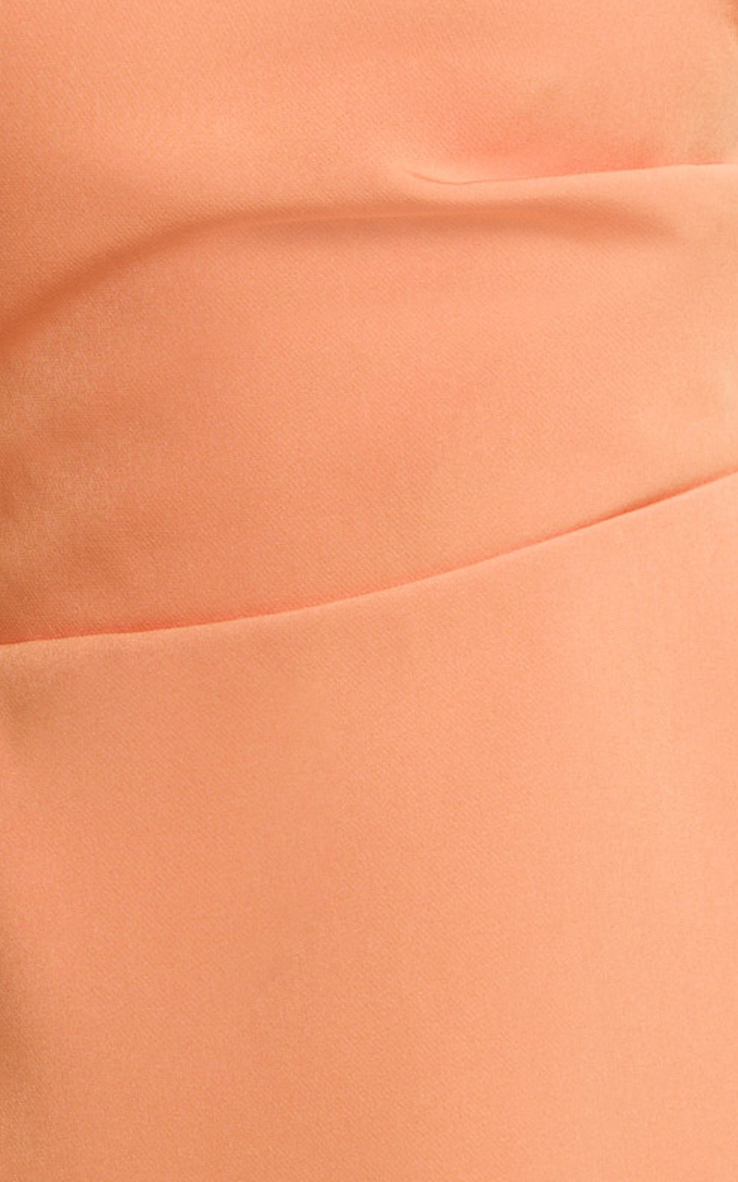 Claire Mini Dress - Tipped Shoulder Tulip Skirt Dress in Sherbet