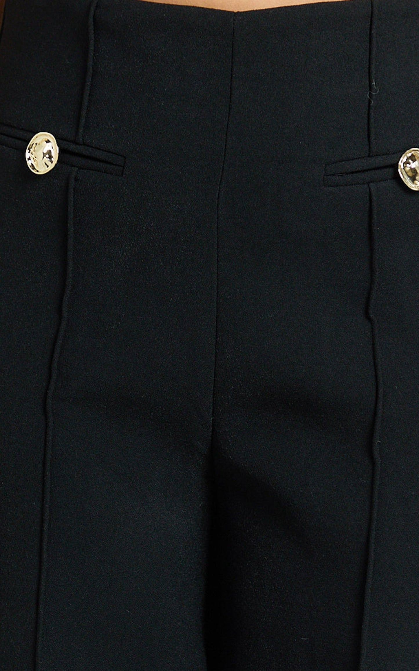Clara Pants - High Waisted Wide Leg Pants in Black