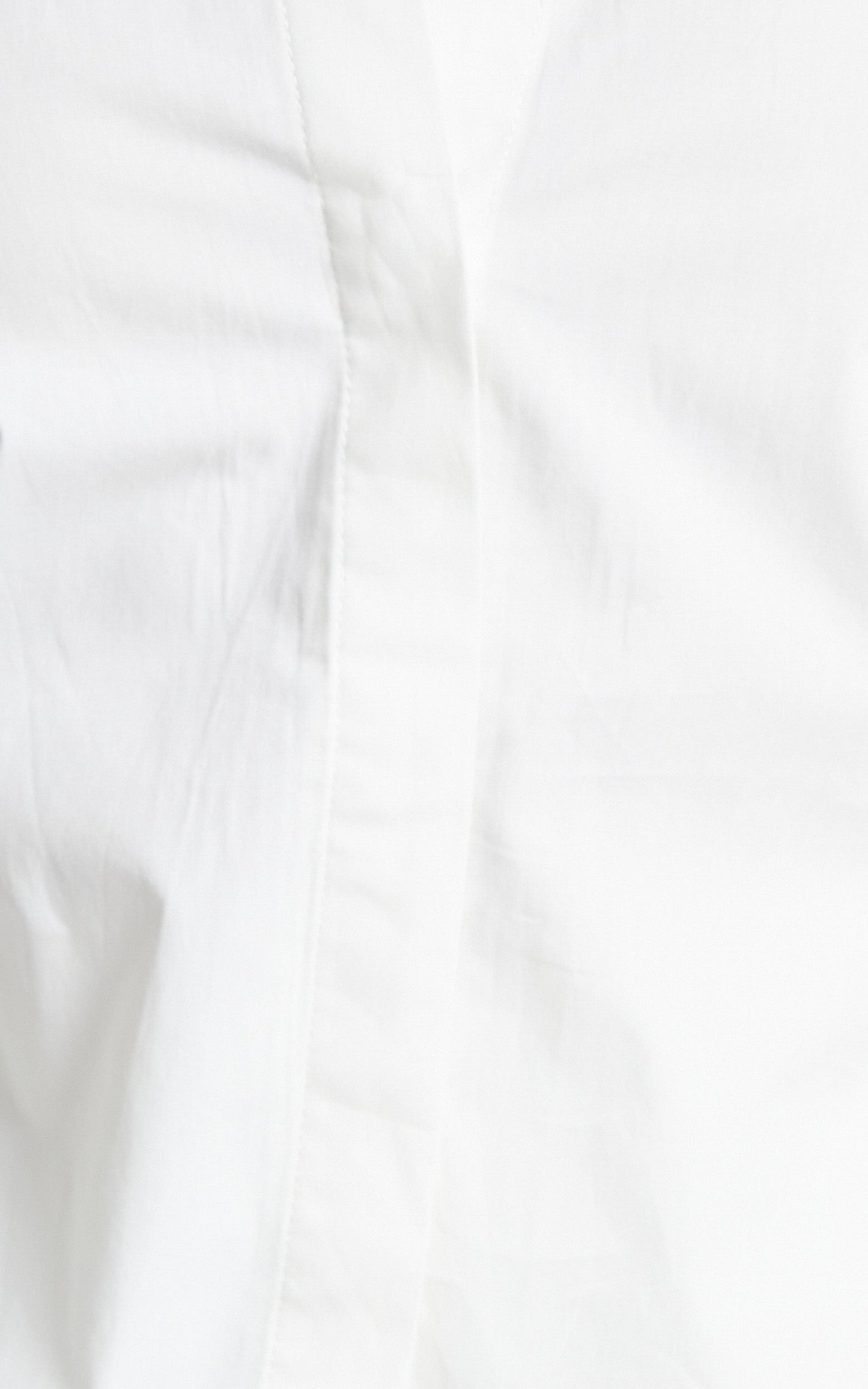Claudelle Shirt - Cotton Collared Tie Back Shirt in White