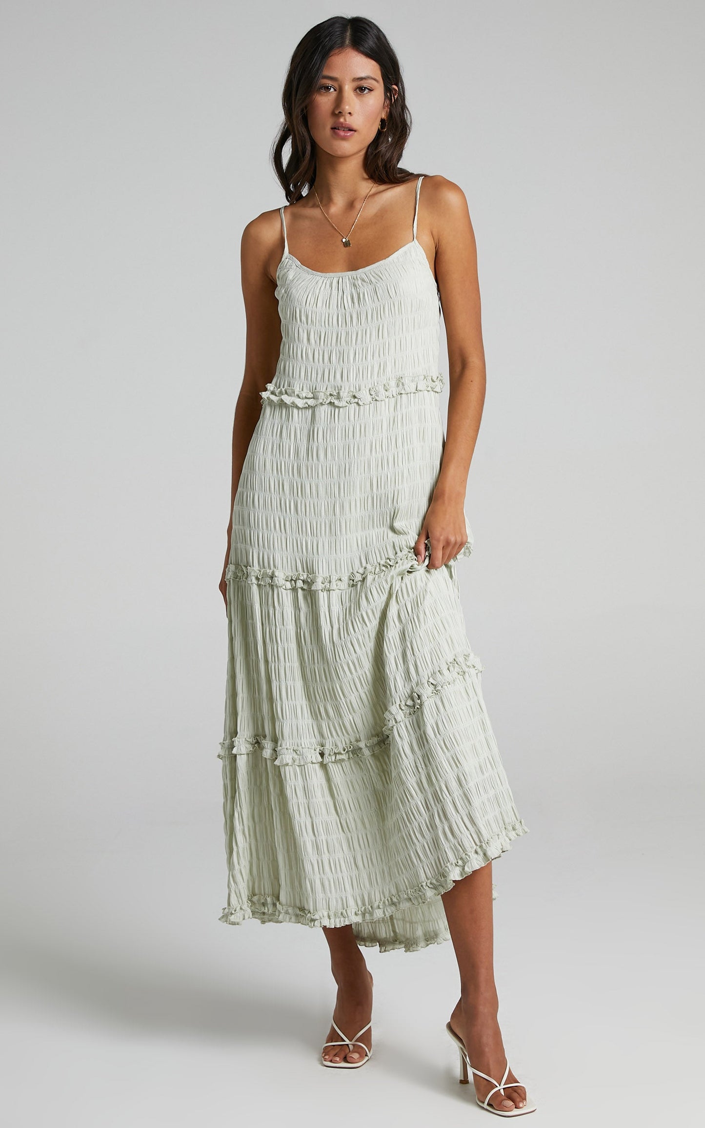 Coastal Breeze Dress in Sage