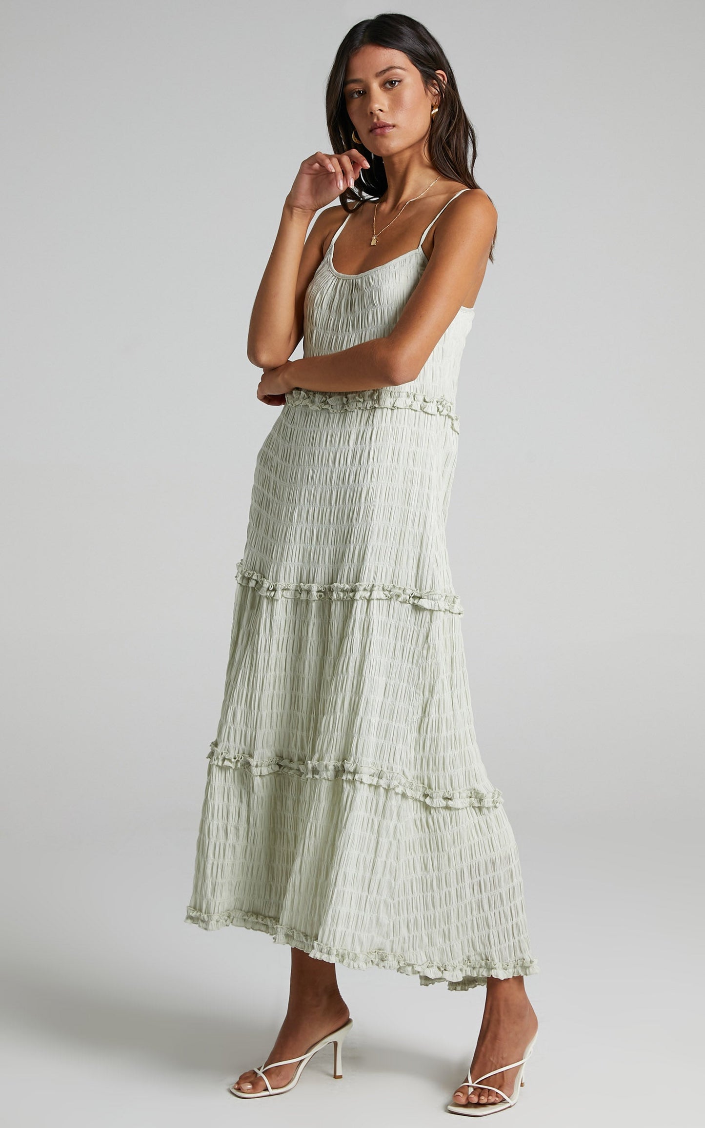 Coastal Breeze Dress in Sage