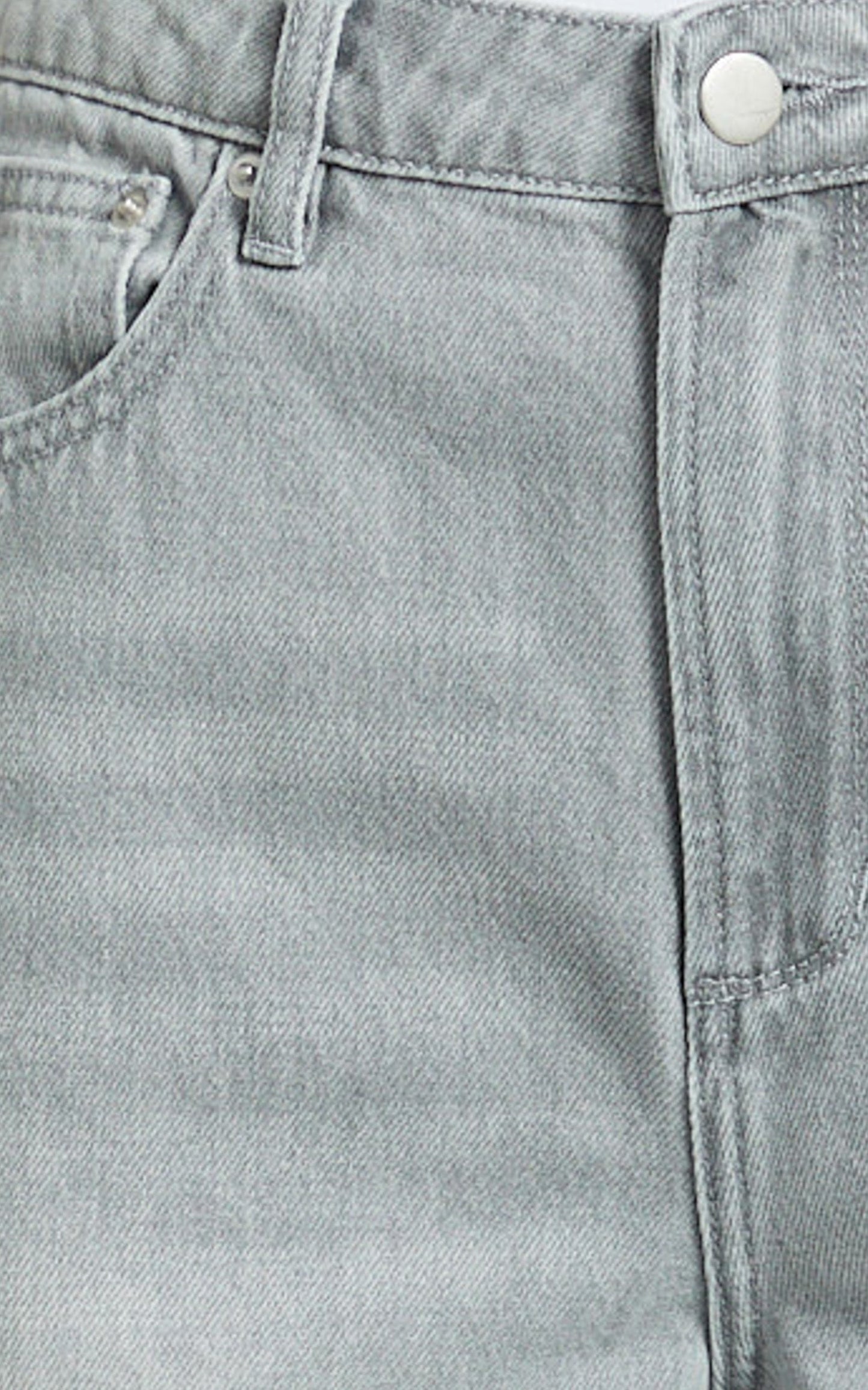 Cole Jeans - High Waist Relaxed Wide Leg Recycled Denim Jeans in Grey