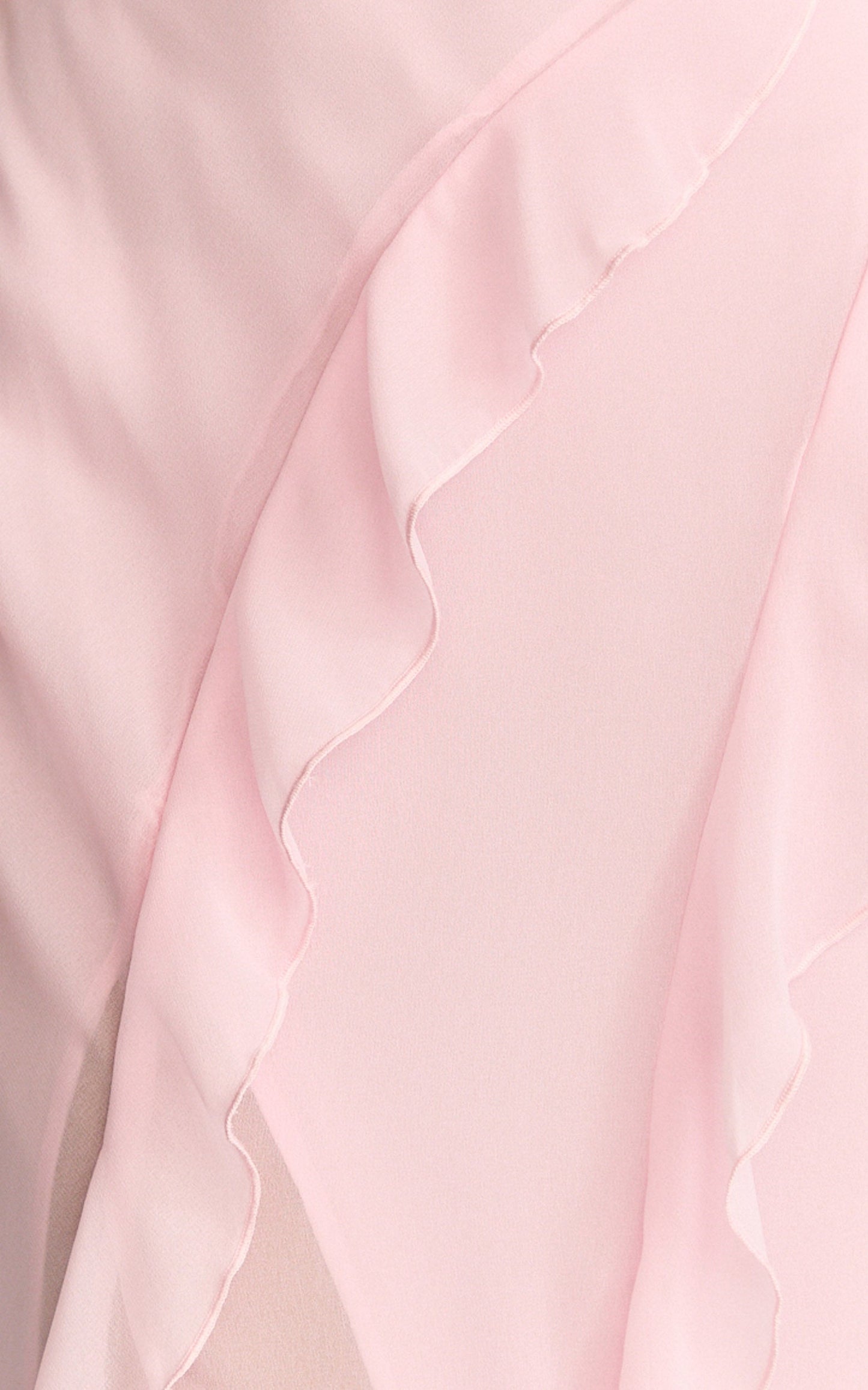 Connie Midi Dress- Ruffle Detail Dress in Pink