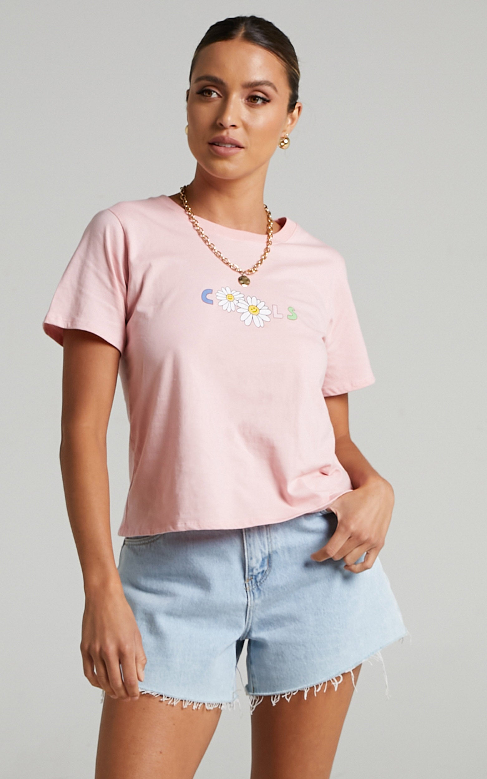 Cools Club - Daisy Club Tee in Pink