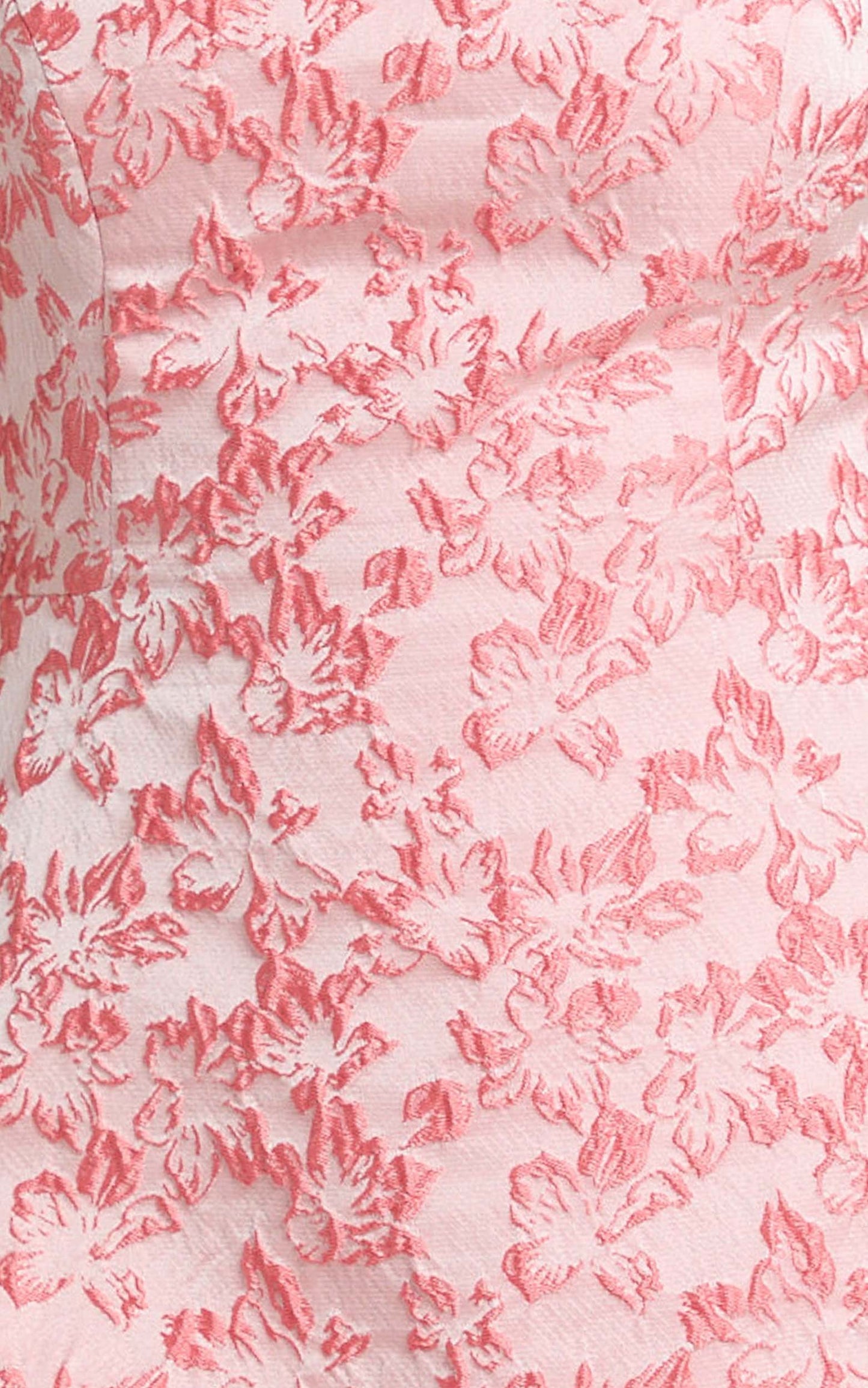 Courtney Mini Dress - Boat Neck Fit and Flare Dress in Pink