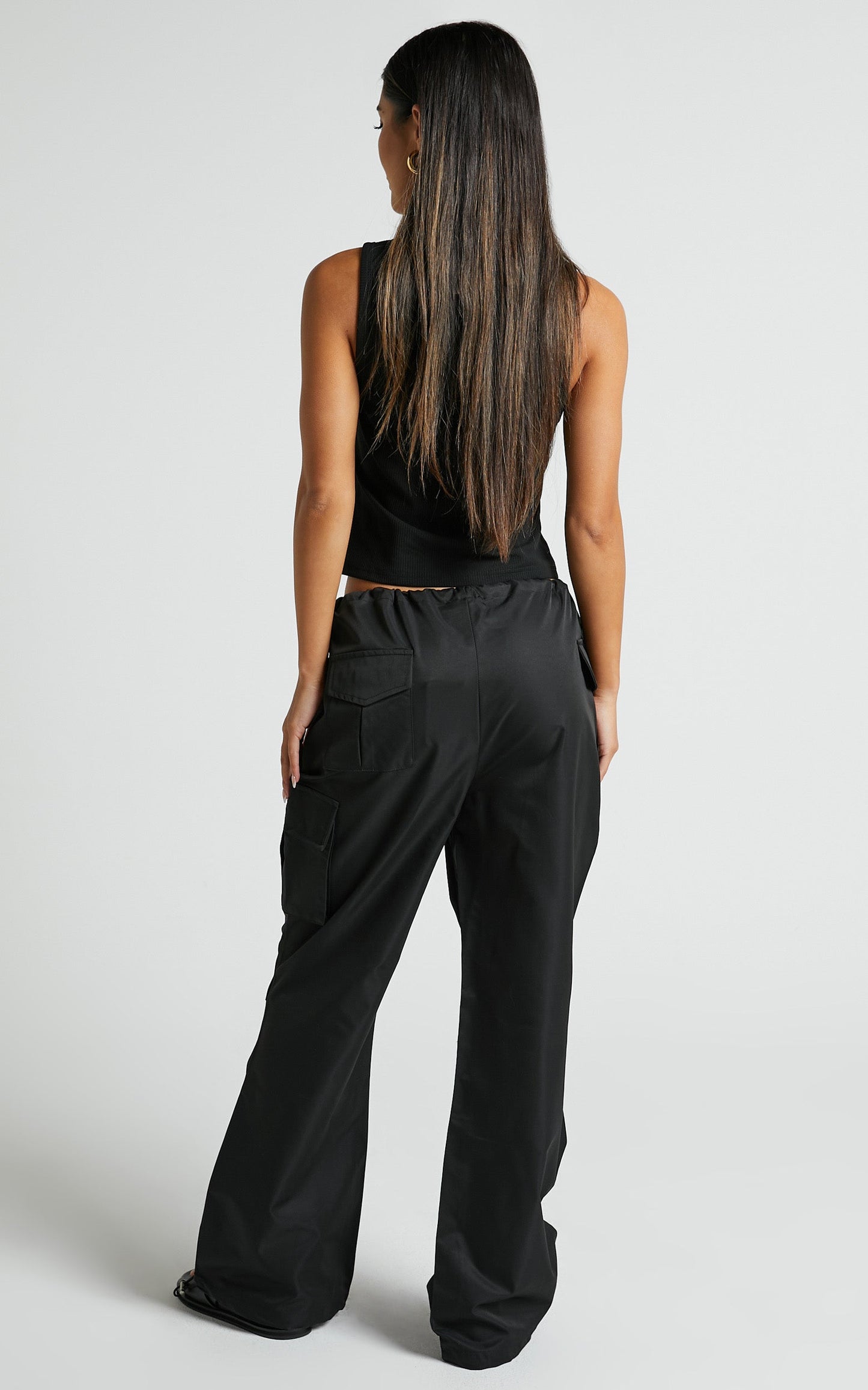 Damien Cargo Pants in Black