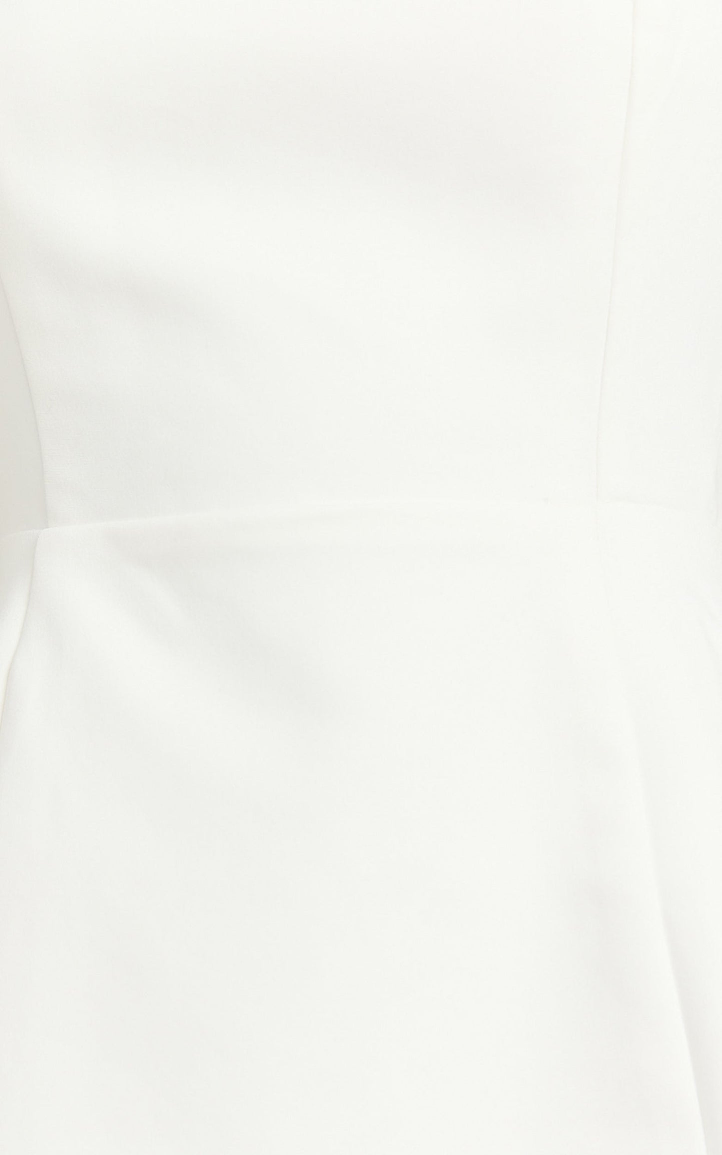 Dante Mini Dress - Halter Neck Tie Tulip Skirt Dress in Off White