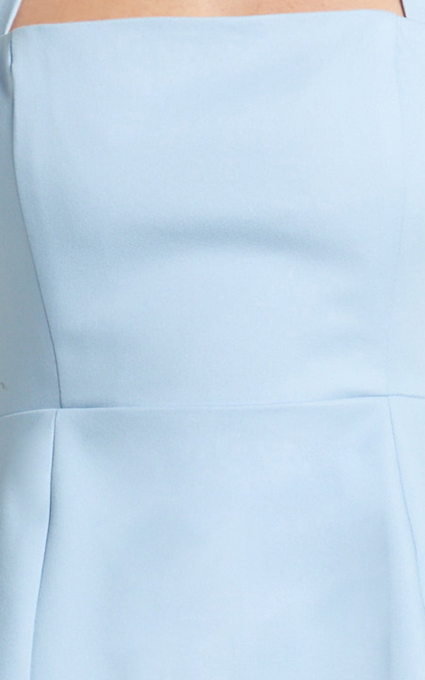 Dante Mini Dress - Halter Neck Tie Tulip Skirt Dress in Soft Blue