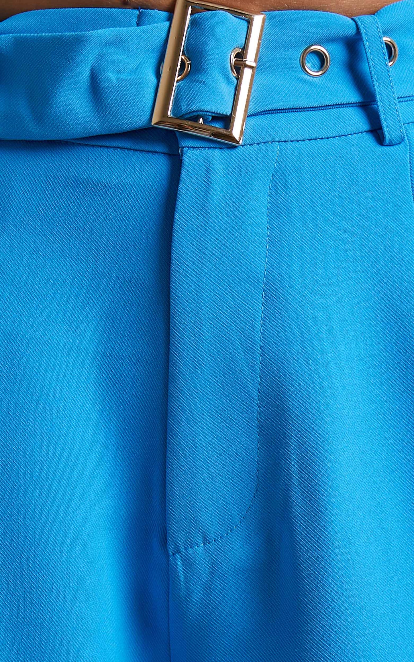 Davena Belted Tailored Short in Blue