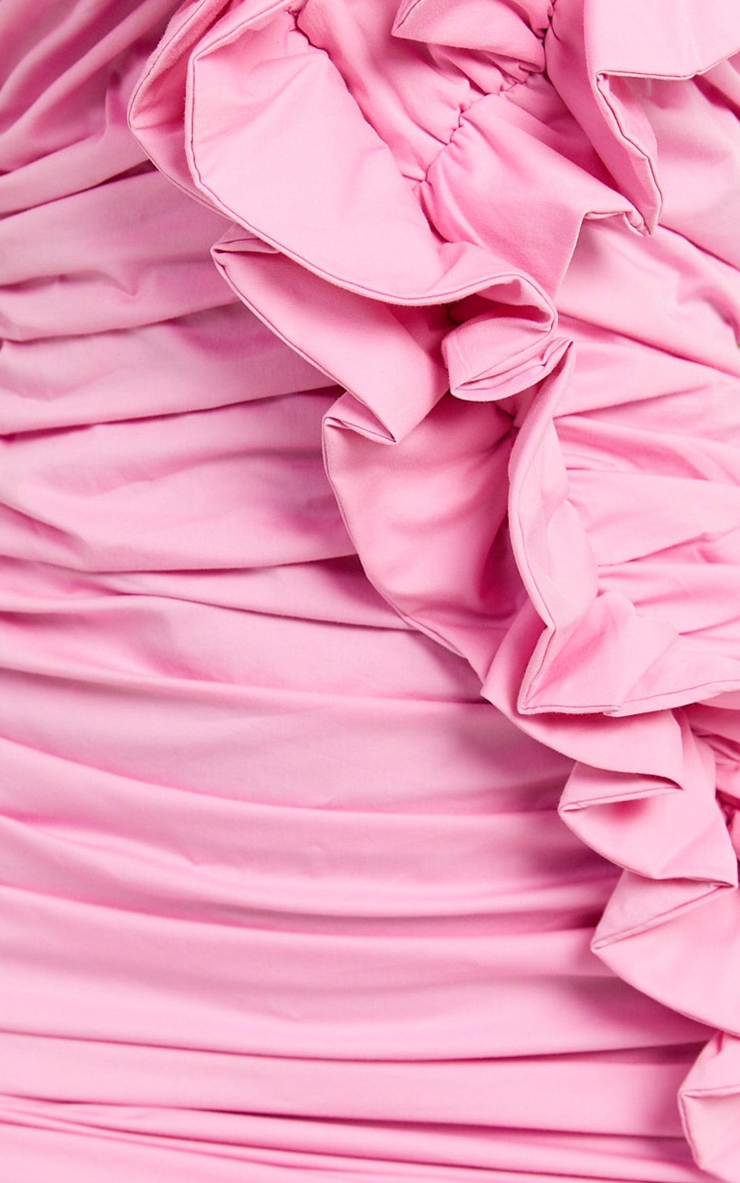 Dawson Mini Dress - Off Shoulder Ruffle Front Ruched Dress in Dusty Pink