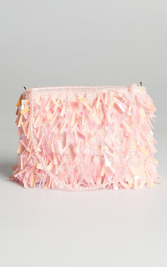 Dillima Embellished Bag in Pink