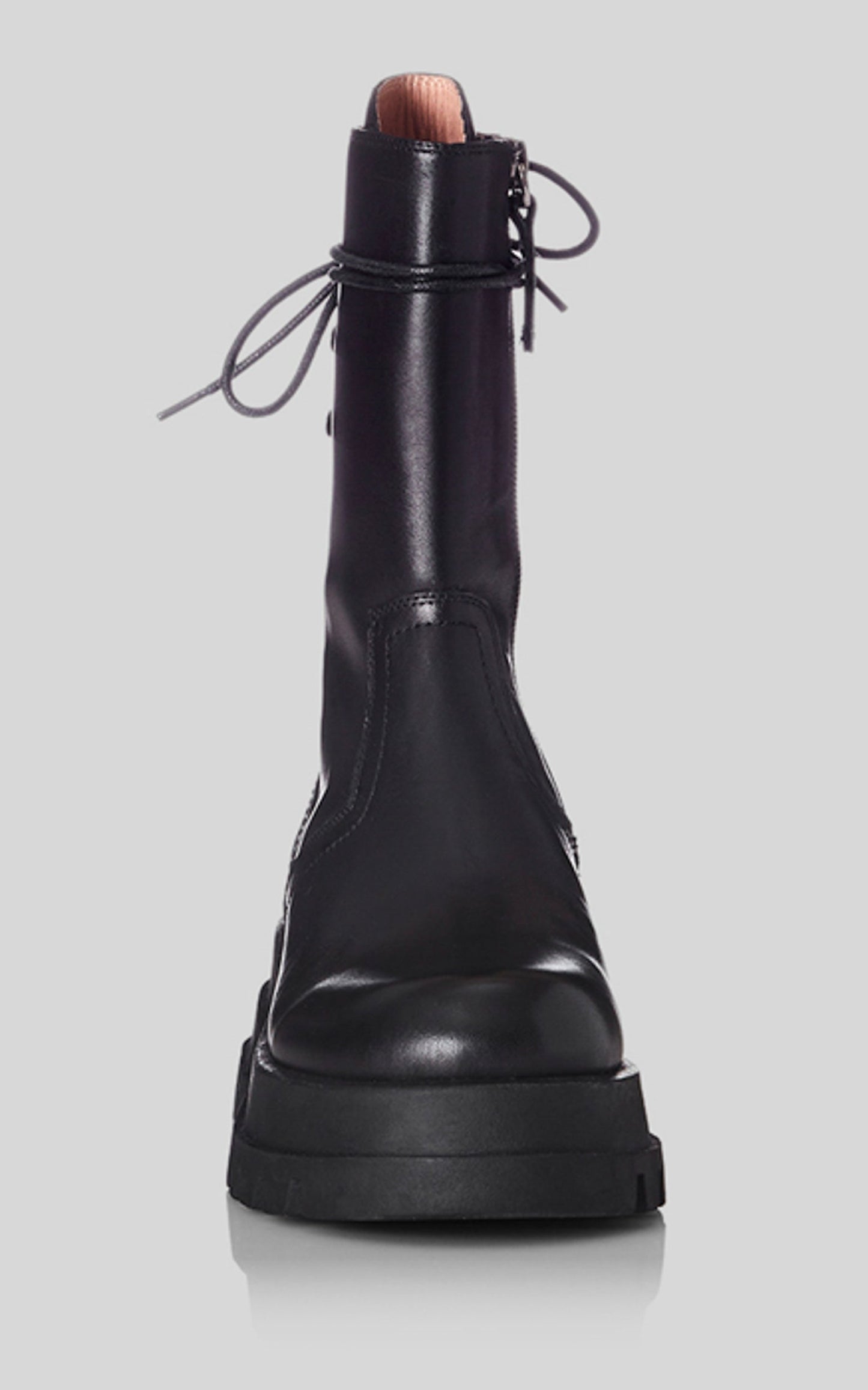 Alias Mae - Dom Boots in Black Leather