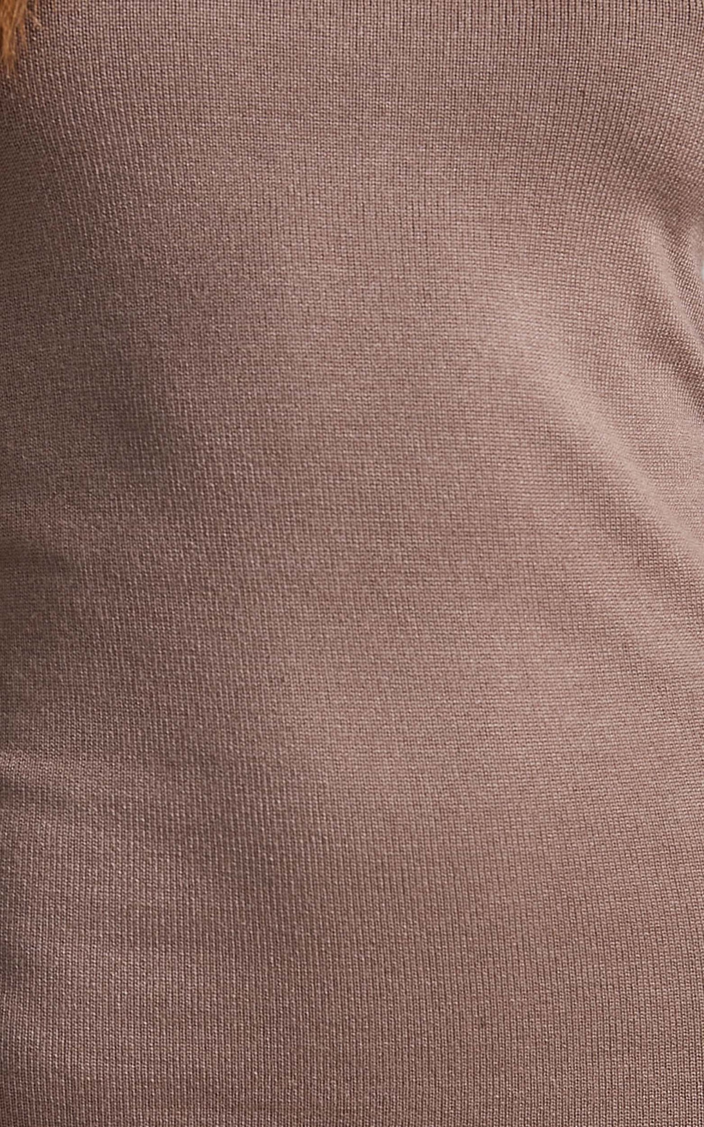 Sonya Knit Dress in Mocha