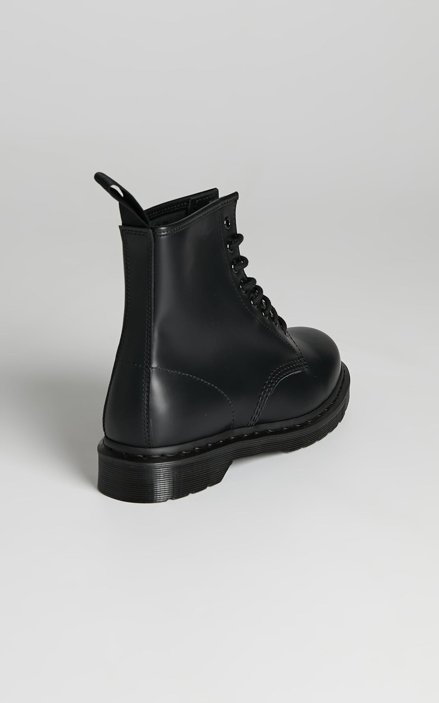 Dr. Martens - 1460 Mono 8 Eye Boot in Black Smooth