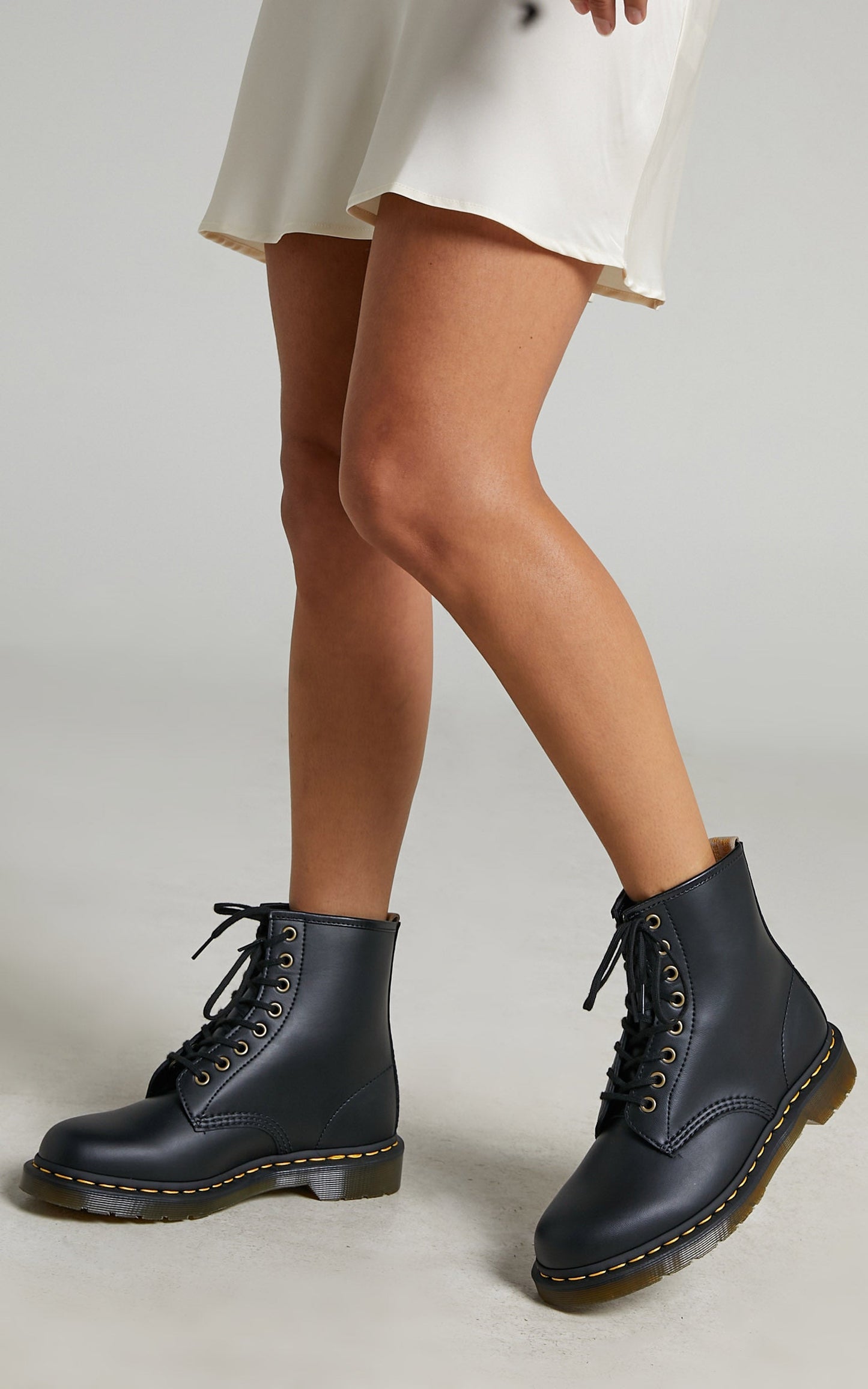 Dr. Martens - 1460 Vegan 8 Eye Boot in Black