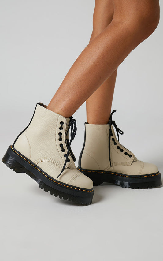 Dr. Martens - Sinclair Jungle Boot in Parchment Beige