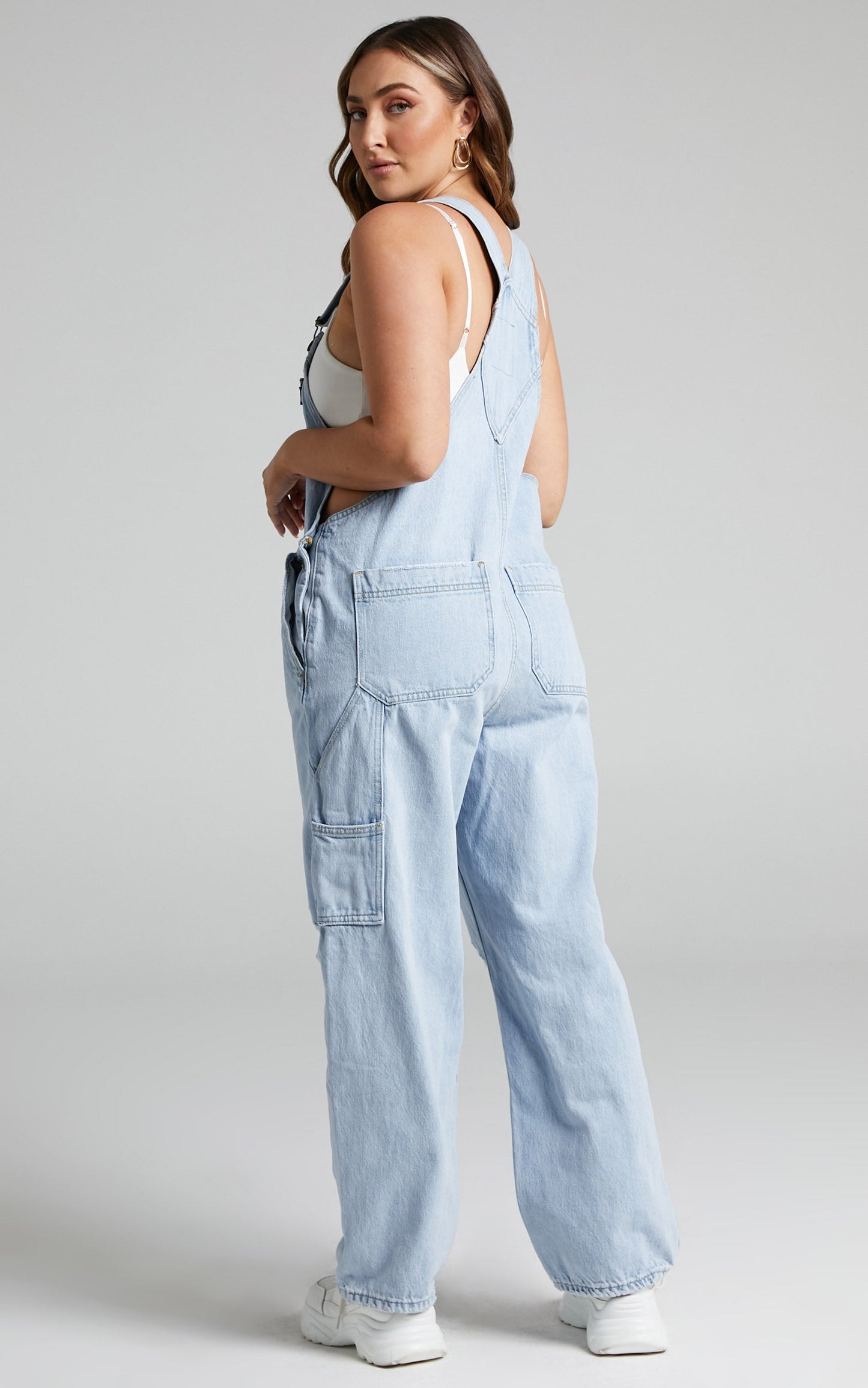 Dr Denim - Cordelia Worker Dung in Superlight Blue Jay Ripped