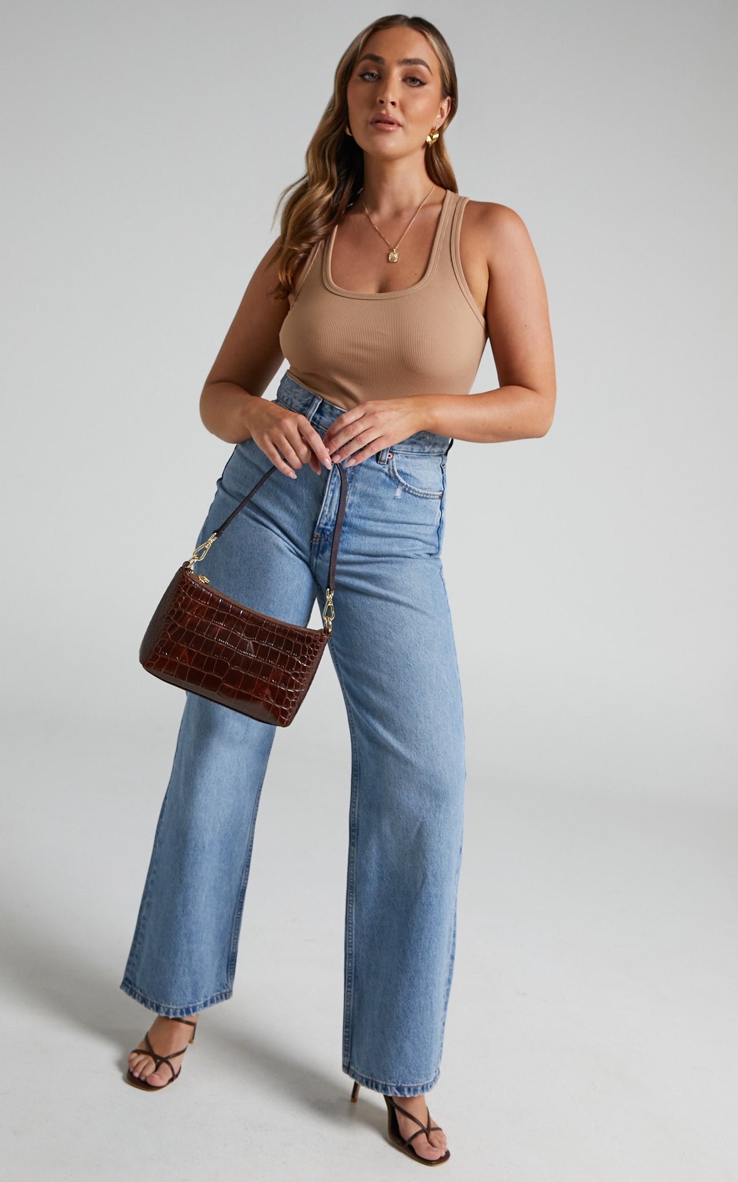 Dr Denim - Echo Wide Leg Jeans in Blue Jay