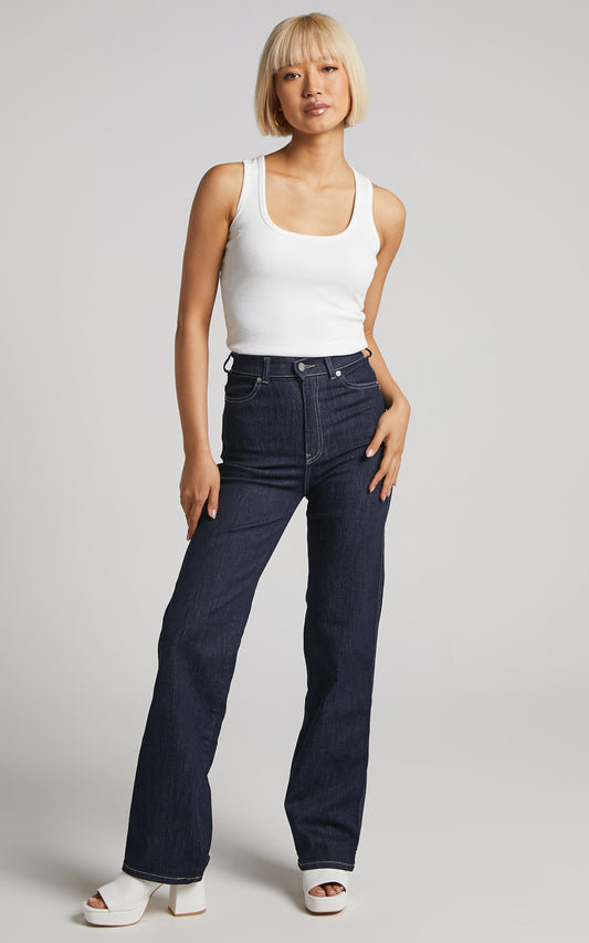 Dr Denim - Moxy Straight Jean in Pyke Blue Rinse