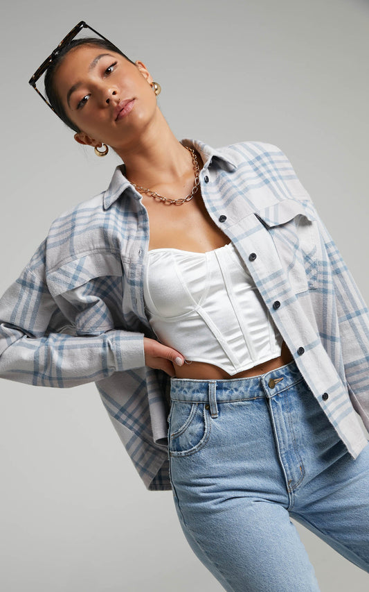 Dr Denim - Nathalie Shirt in Eve Check