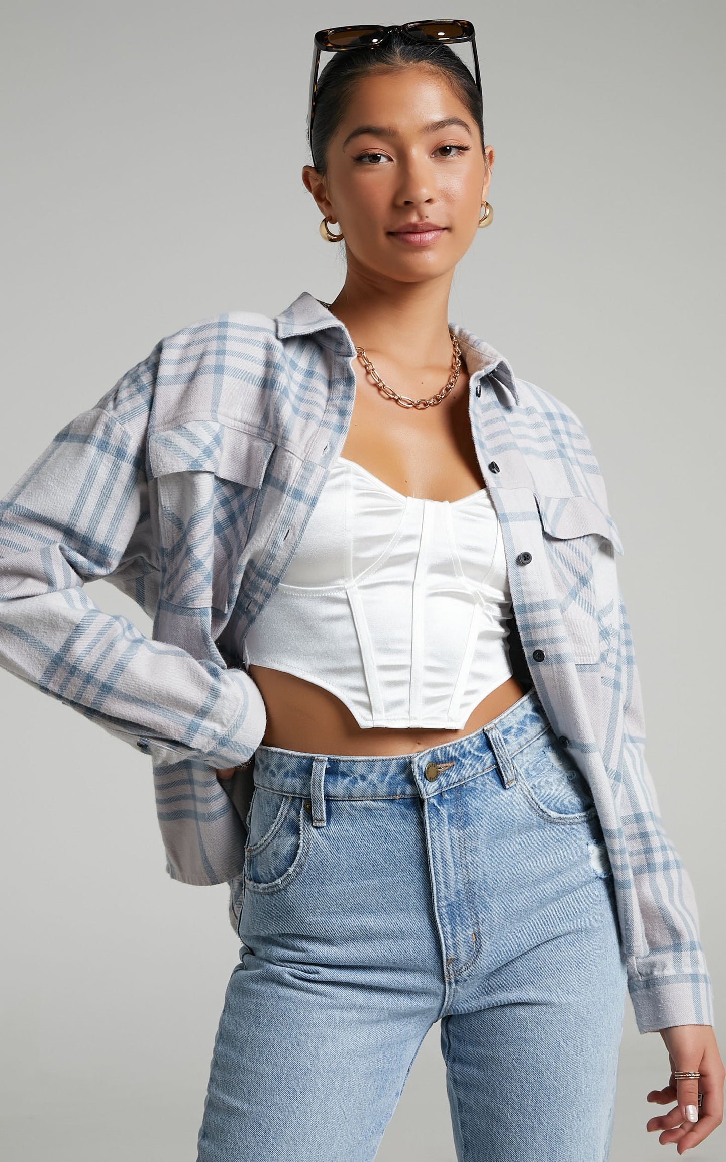 Dr Denim - Nathalie Shirt in Eve Check