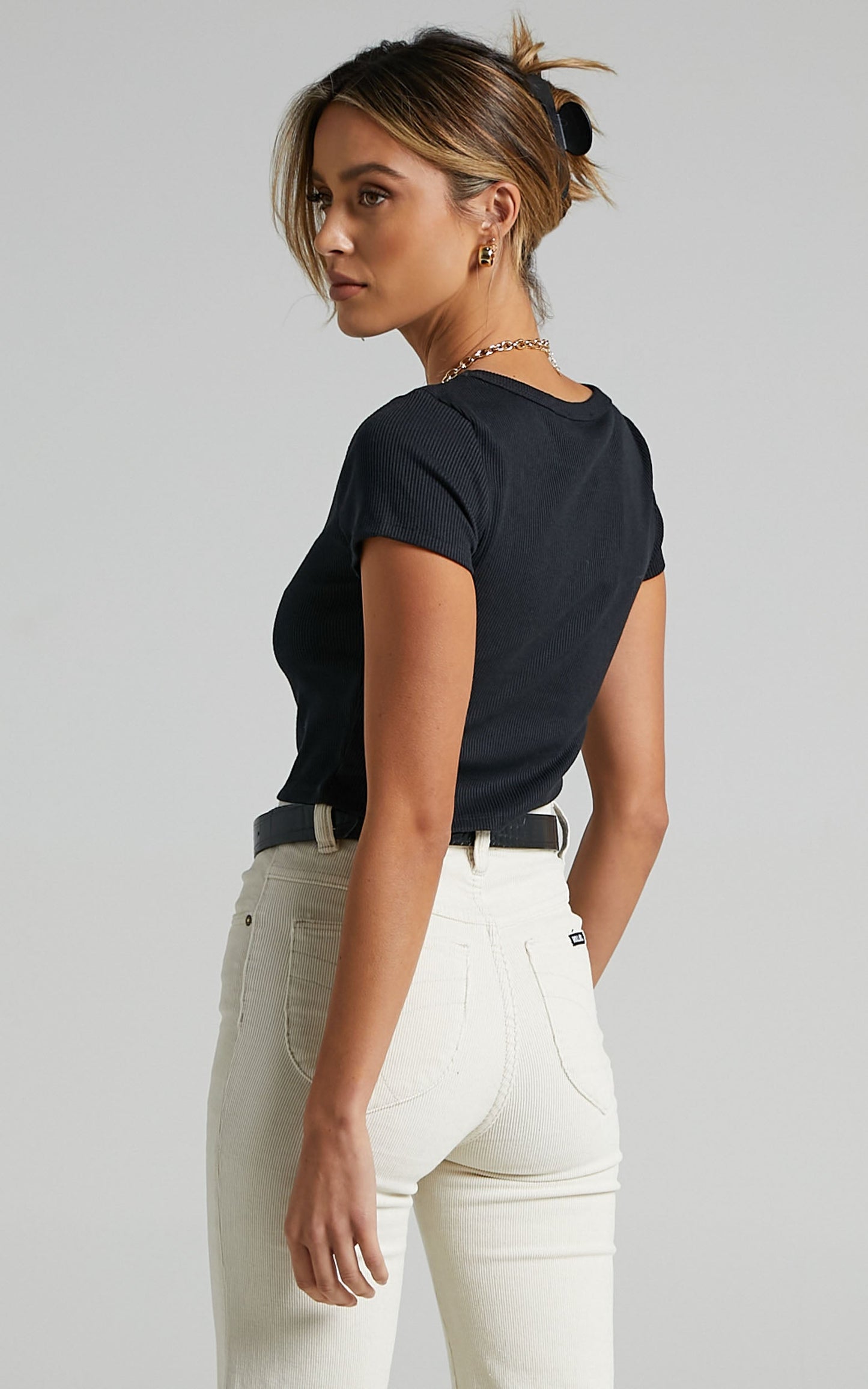 Drea Tee in Black