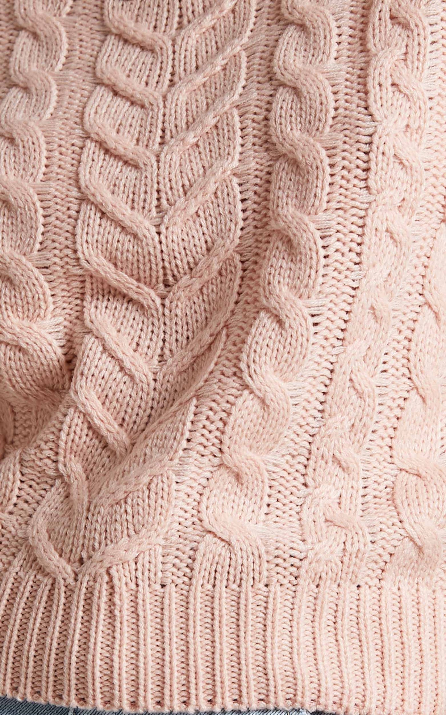 Duffy Knit Jumper in Blush