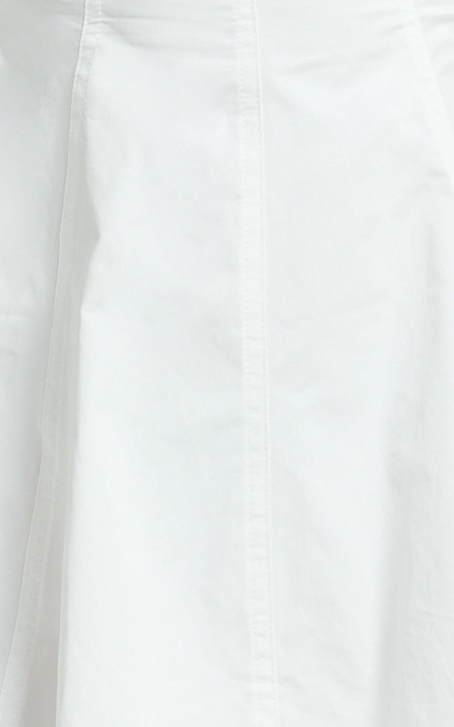 Dylan Mini Dress - High Boatneck Sleeved Fit And Flare Skirt Dress in White