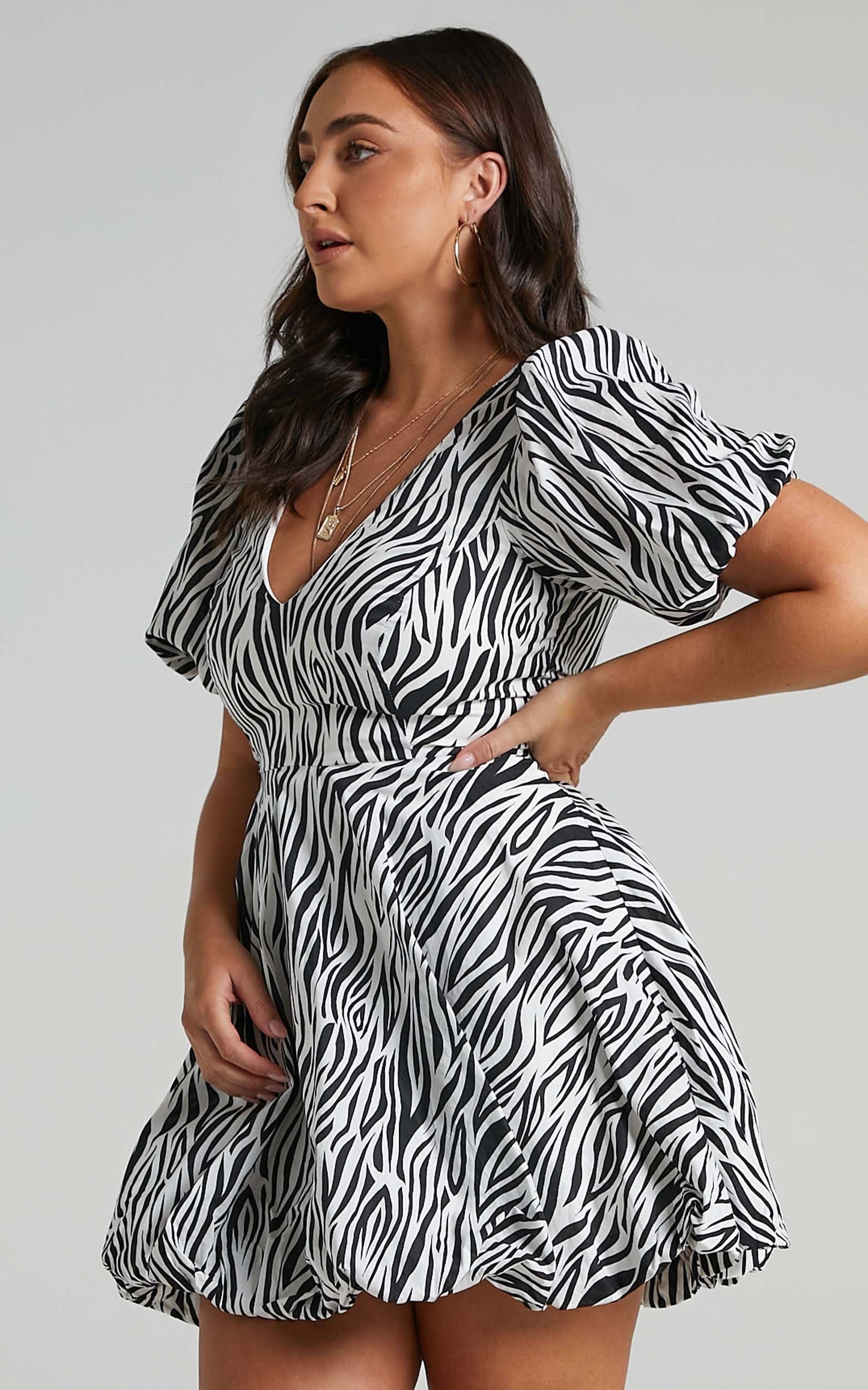 Ebrill Dress in Zebra
