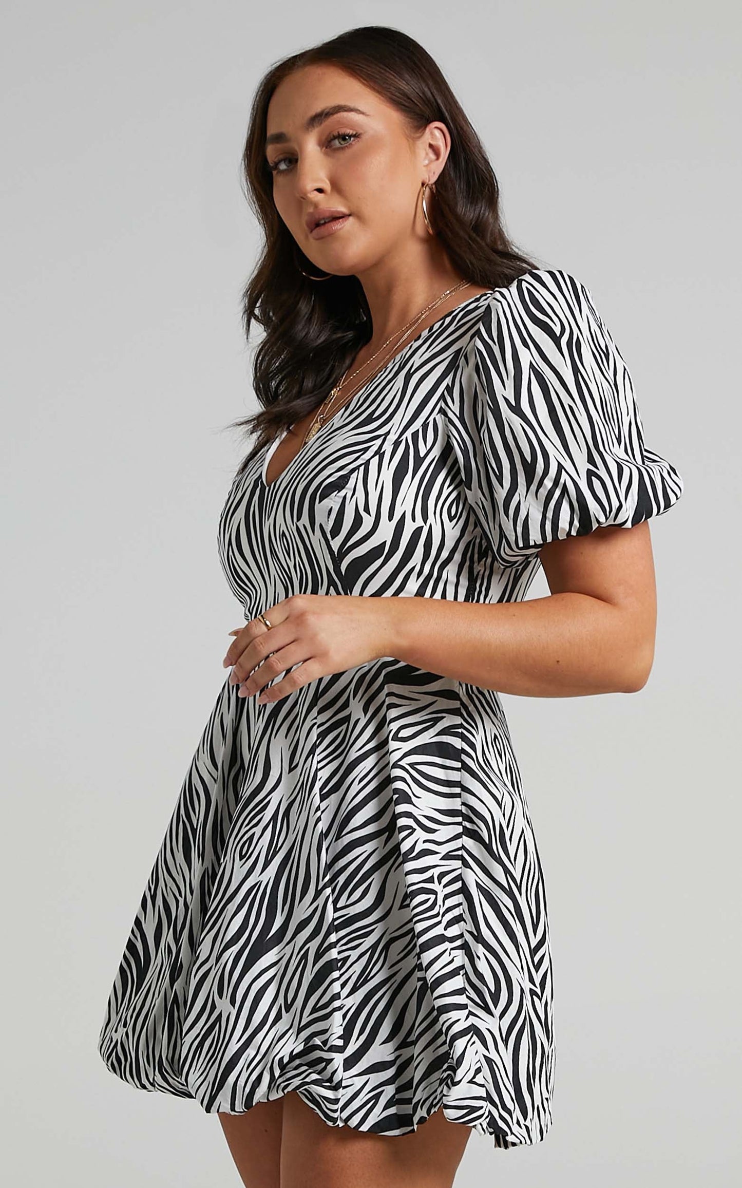 Ebrill Dress in Zebra