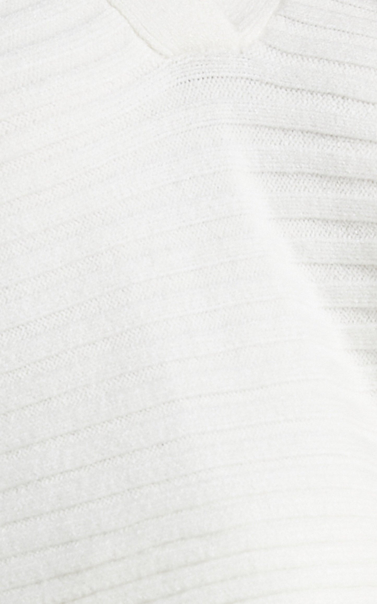 Elata Jumper - Oversized Collar Jumper in Off White