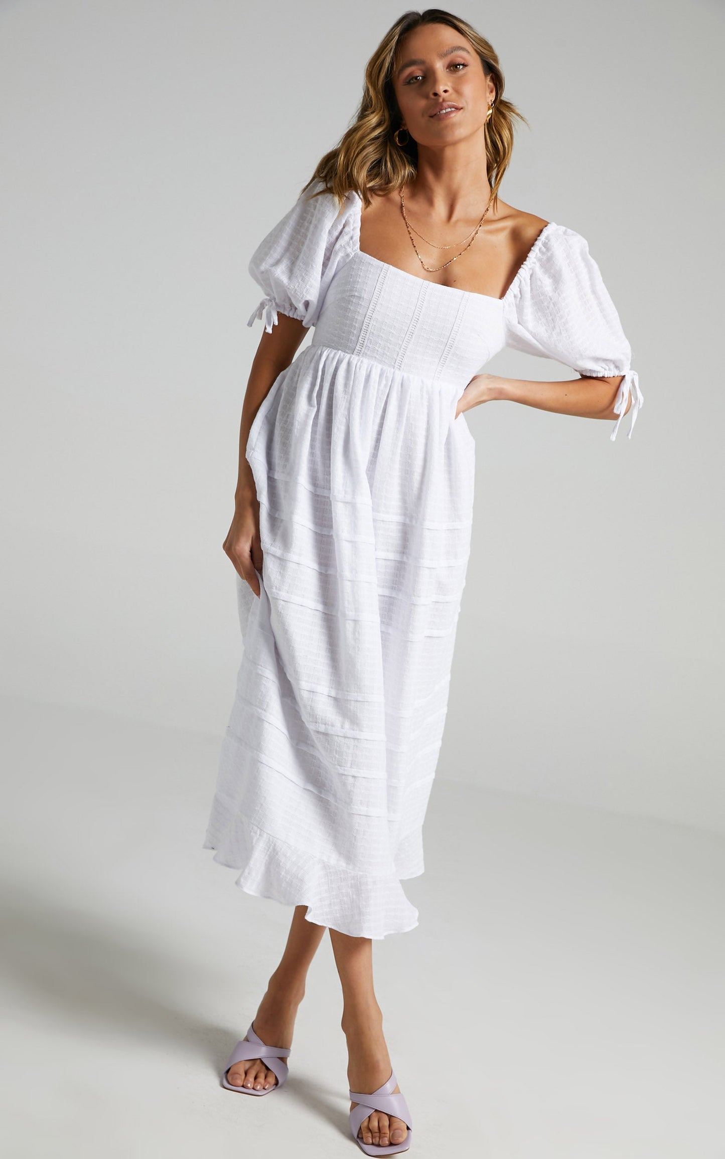 Electra Dress in White