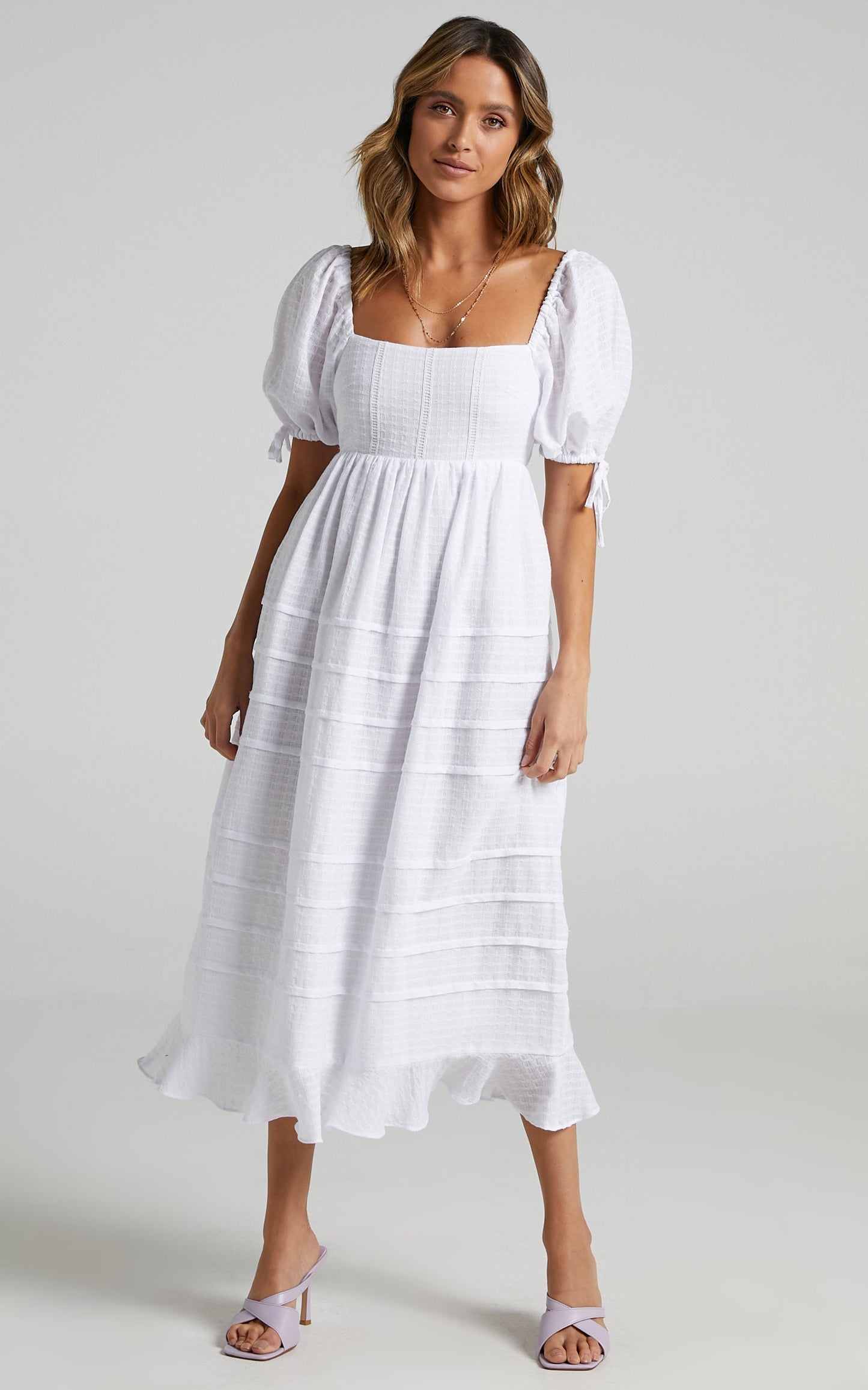 Electra Dress in White