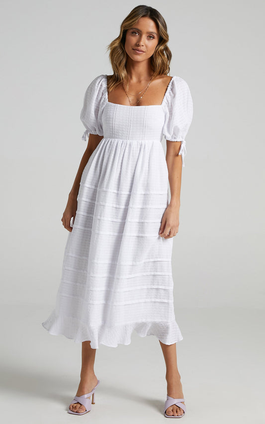 Electra Dress in White