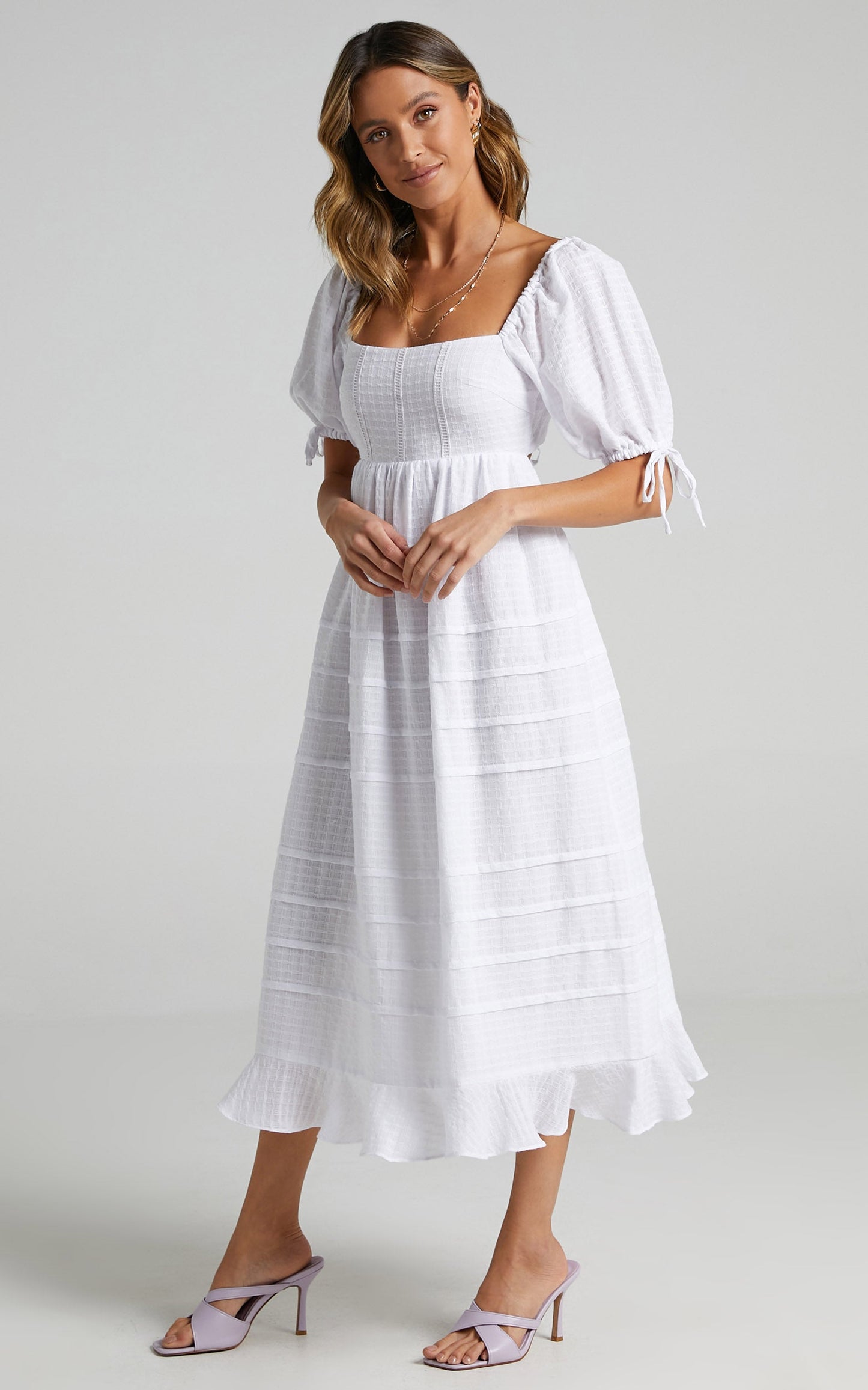 Electra Dress in White