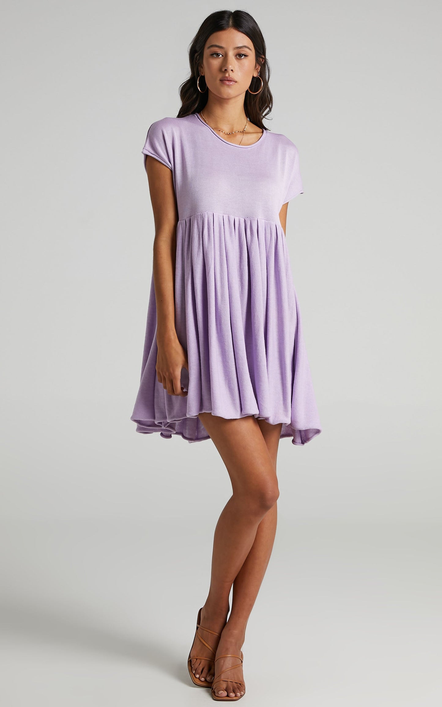 Embry Knit Dress in Lilac