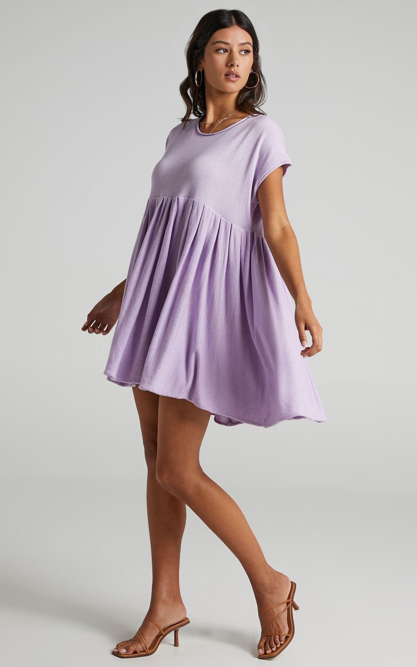 Embry Knit Dress in Lilac