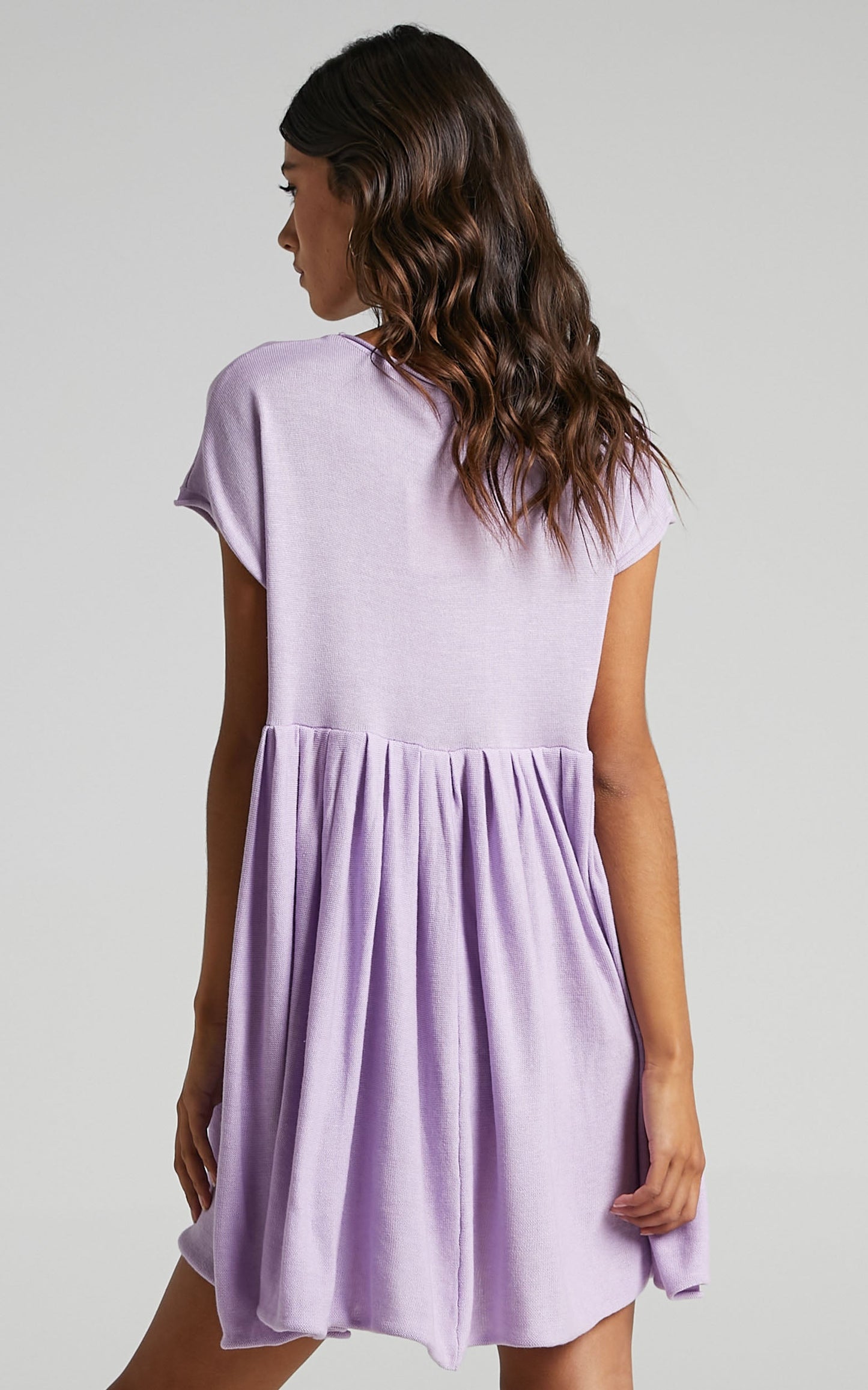 Embry Knit Dress in Lilac