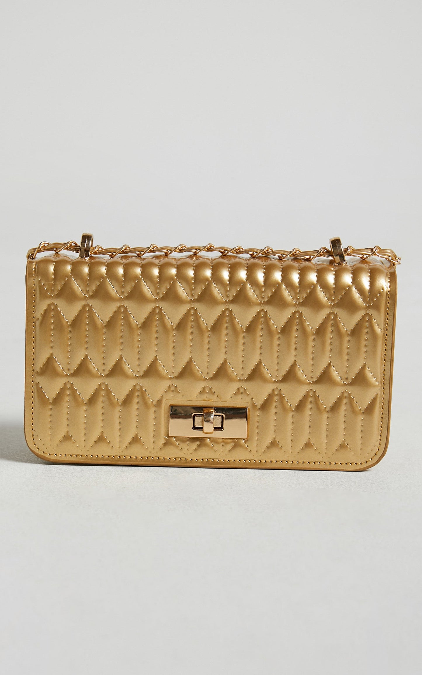 Emiella Quilted Bag in Gold