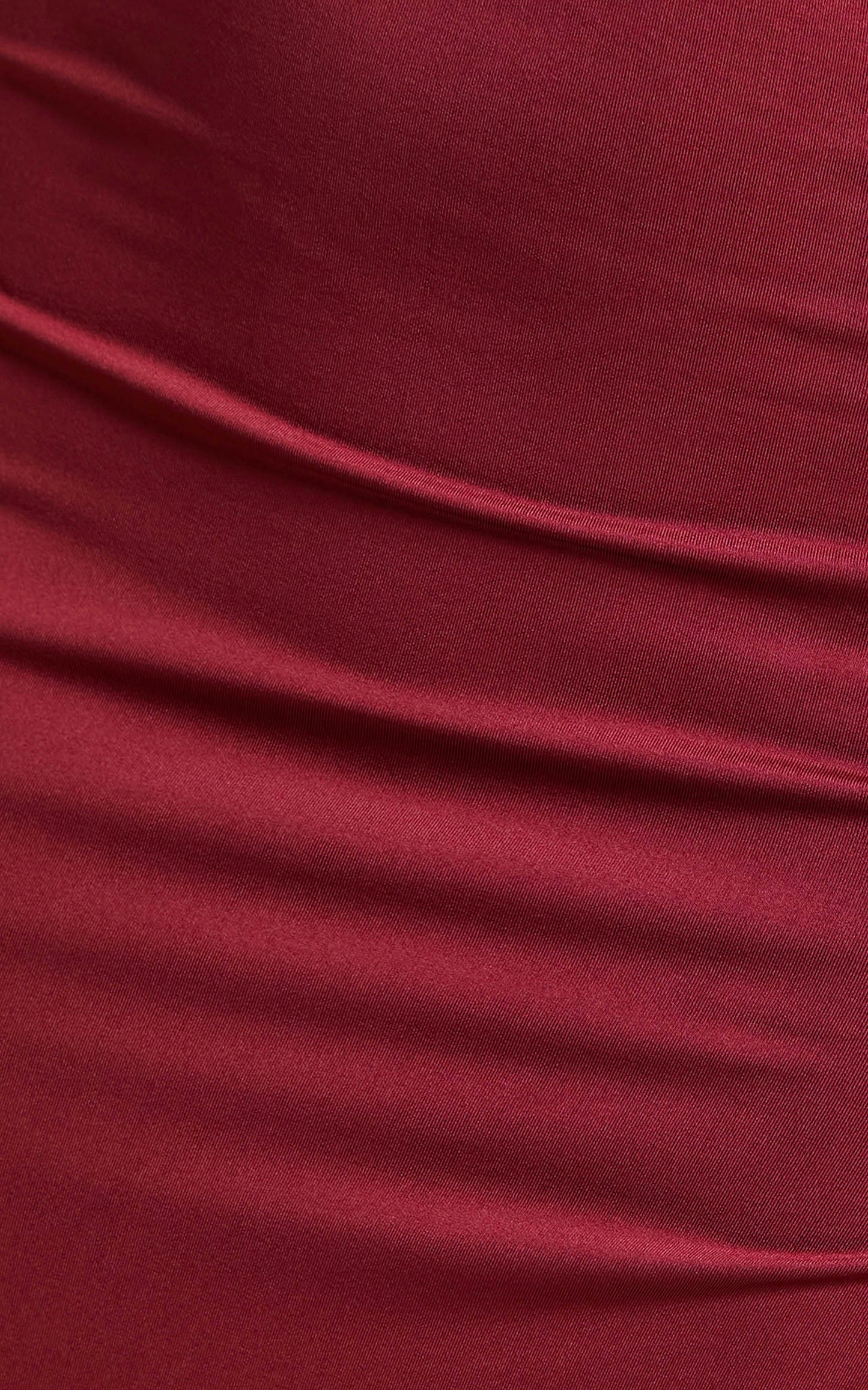 Enrica Halter Cut Out Side Split Midi Dress in Merlot