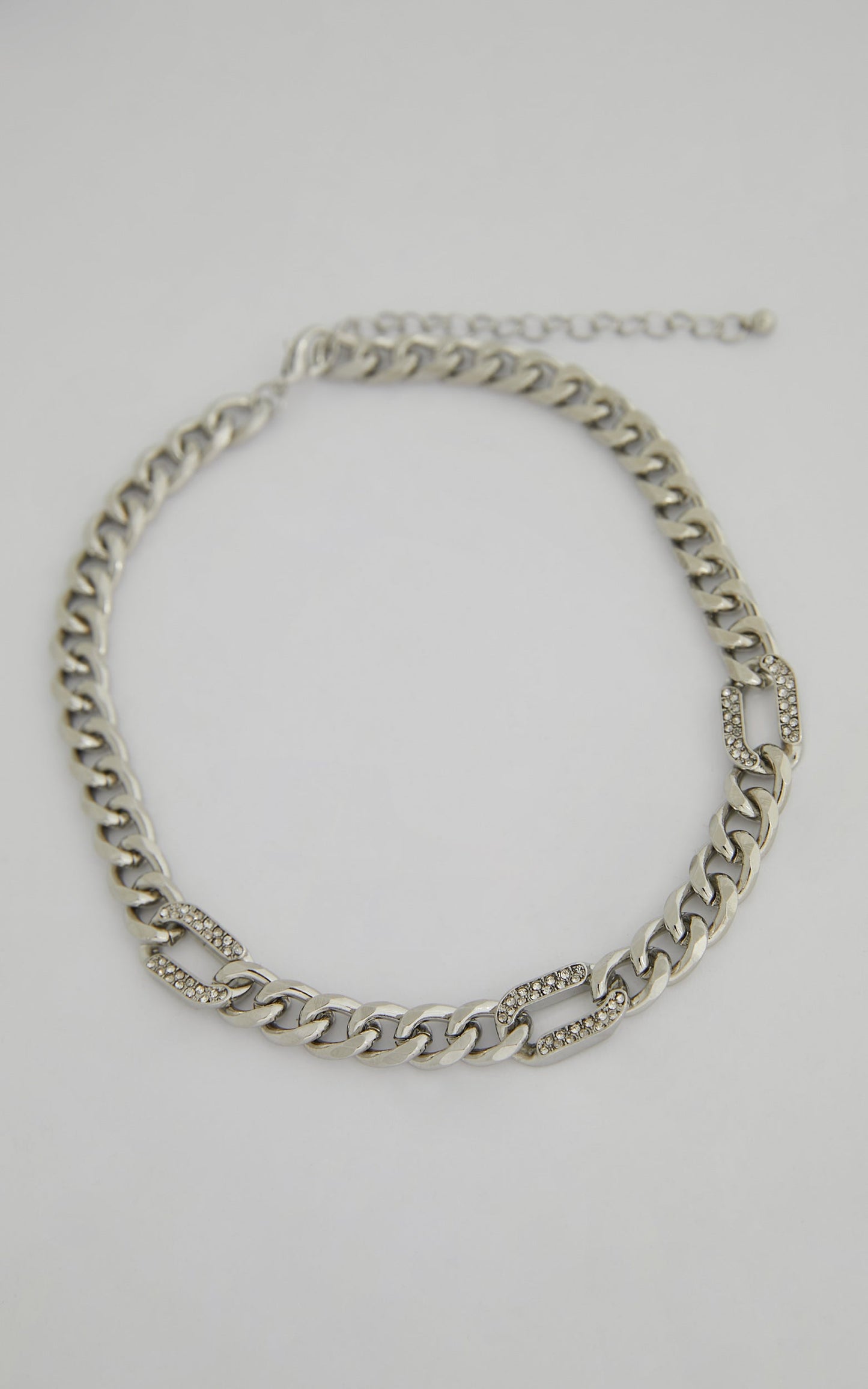 Erdmuthe Chunky Chain Necklace in Silver
