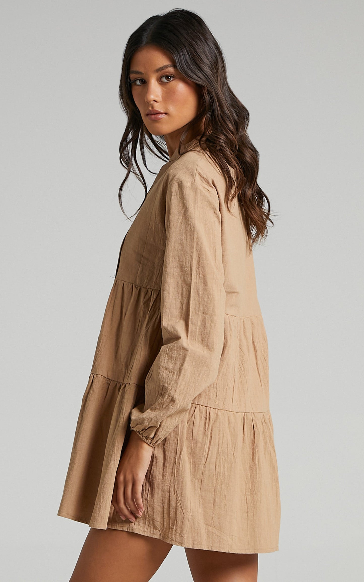 Estelita Dress in Beige