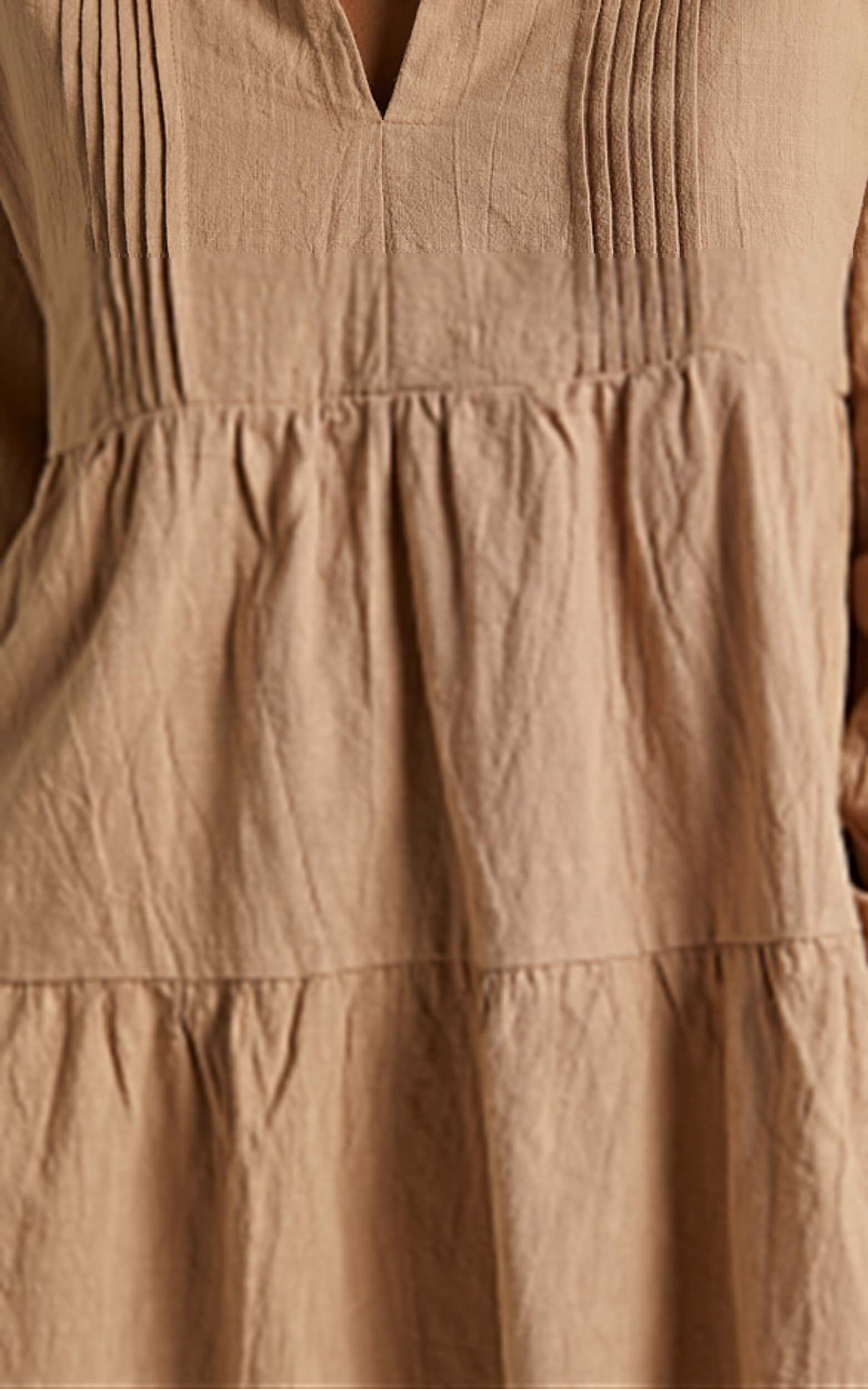 Estelita Dress in Beige