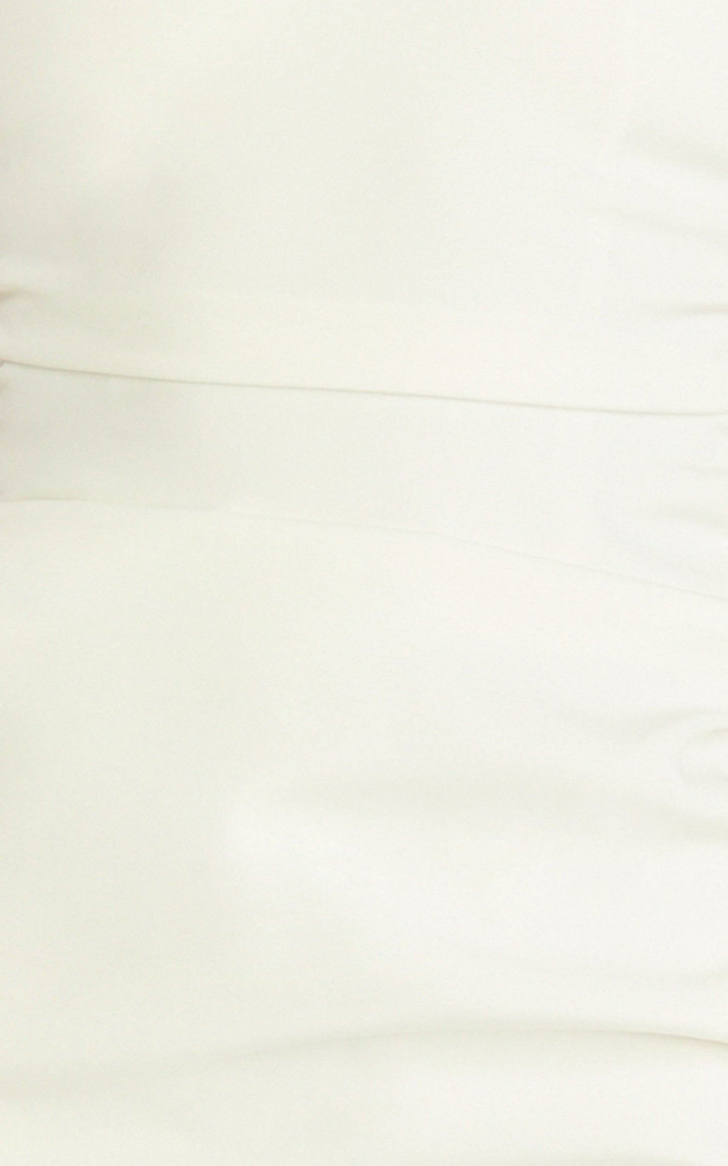 Eugenia Mini Dress - Square Neck Bodycon Dress in Off White